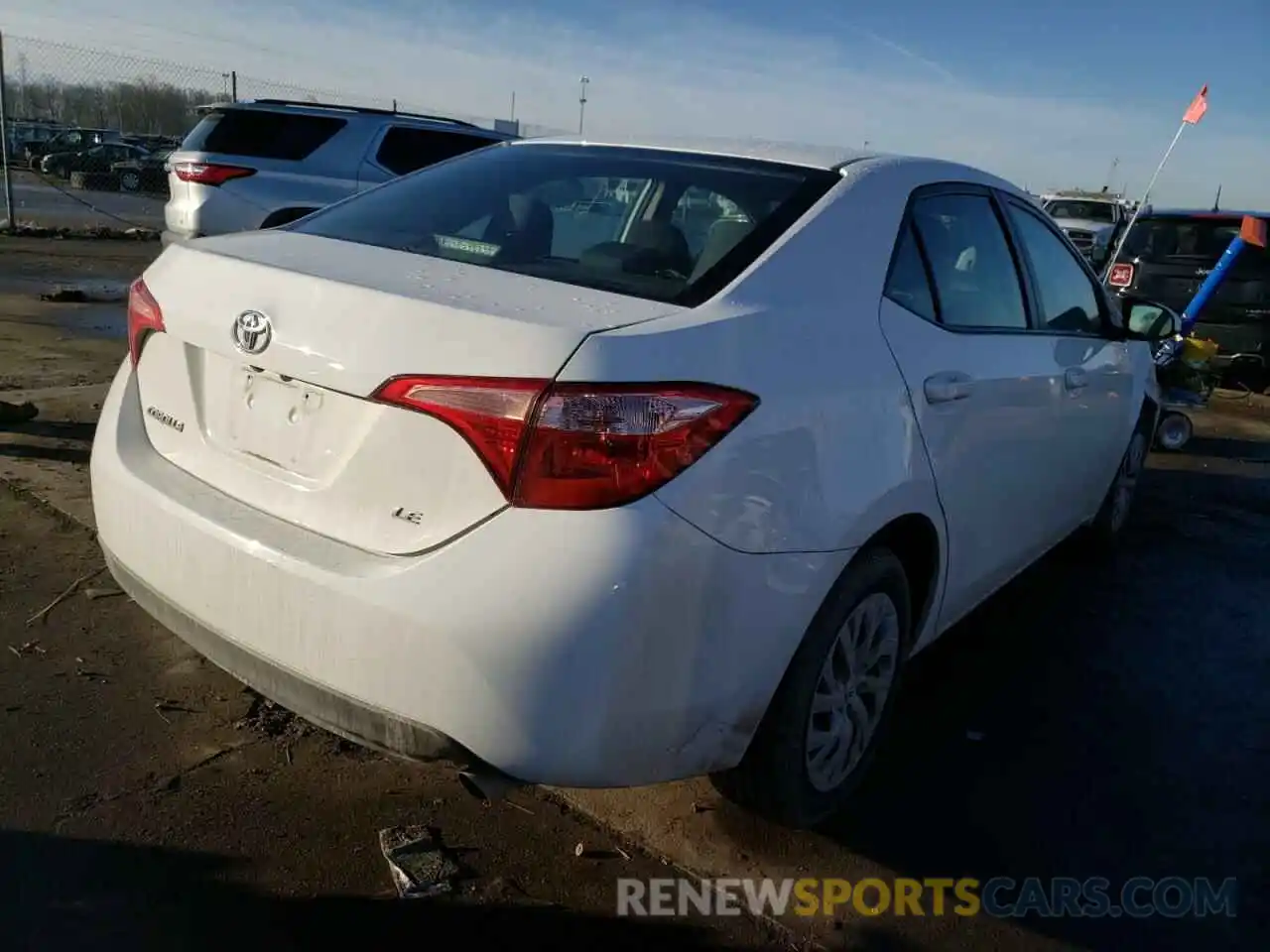 4 Photograph of a damaged car 5YFBURHE2KP937880 TOYOTA COROLLA 2019