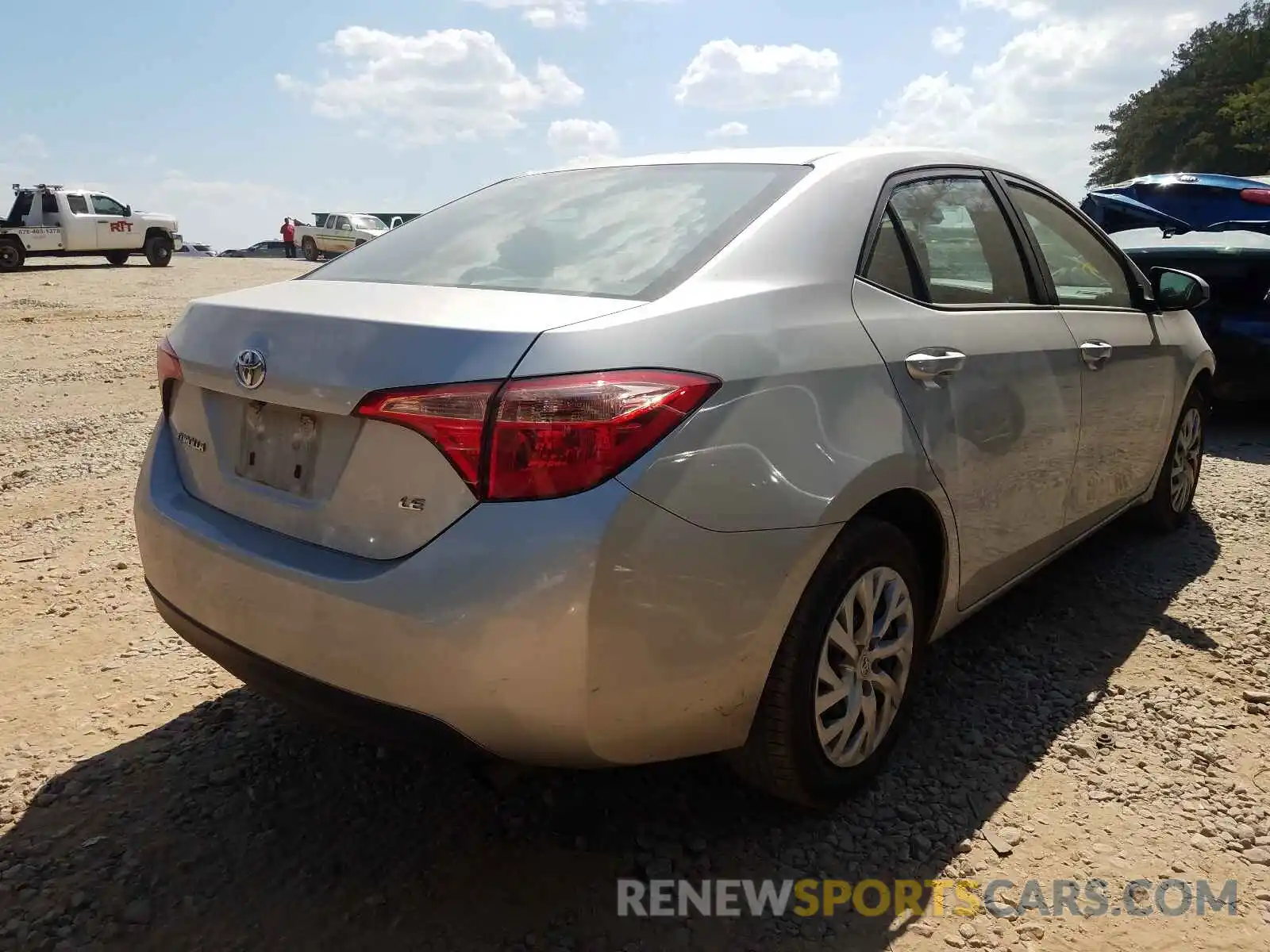 4 Photograph of a damaged car 5YFBURHE2KP938186 TOYOTA COROLLA 2019