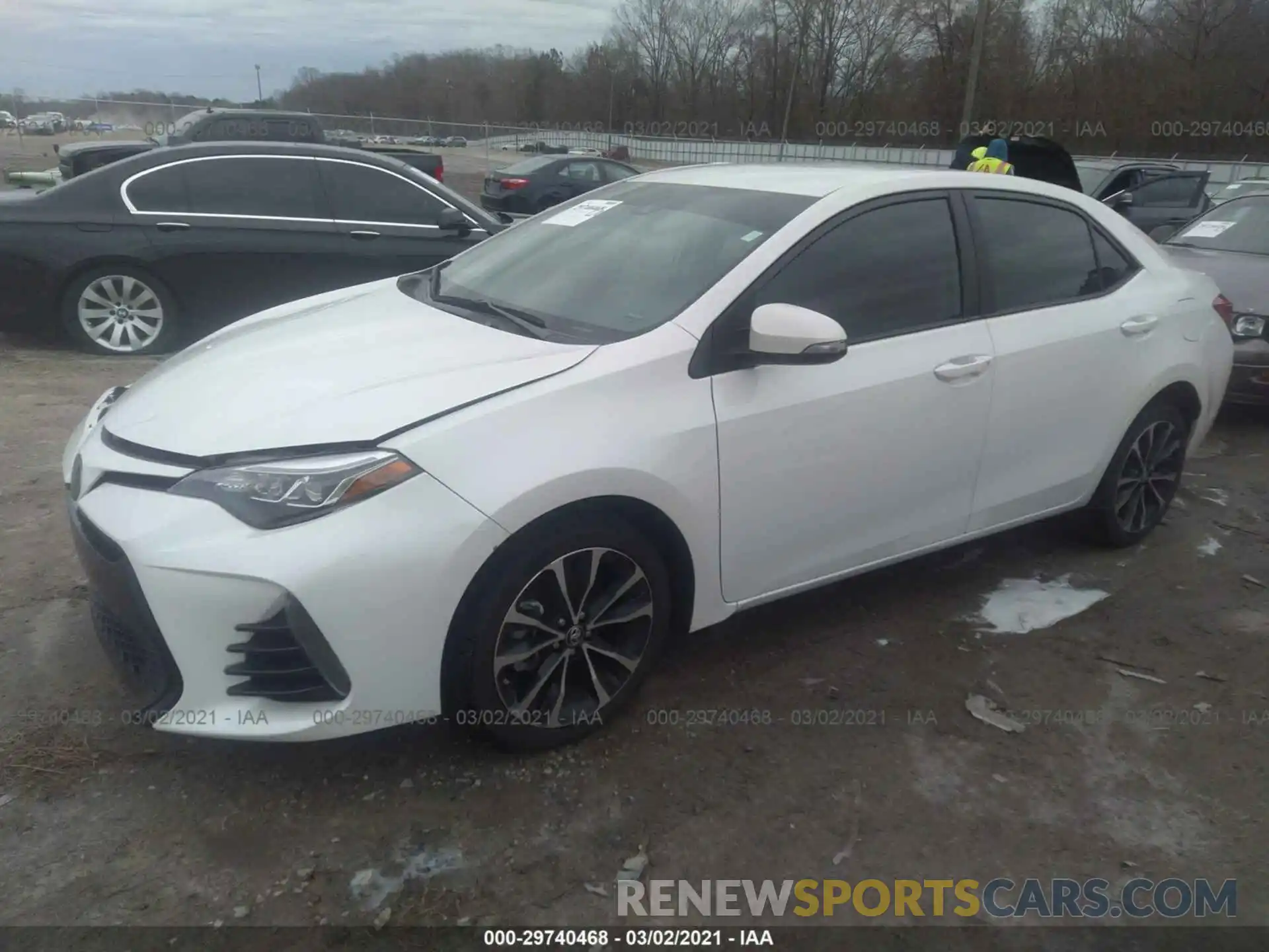 2 Photograph of a damaged car 5YFBURHE2KP938317 TOYOTA COROLLA 2019