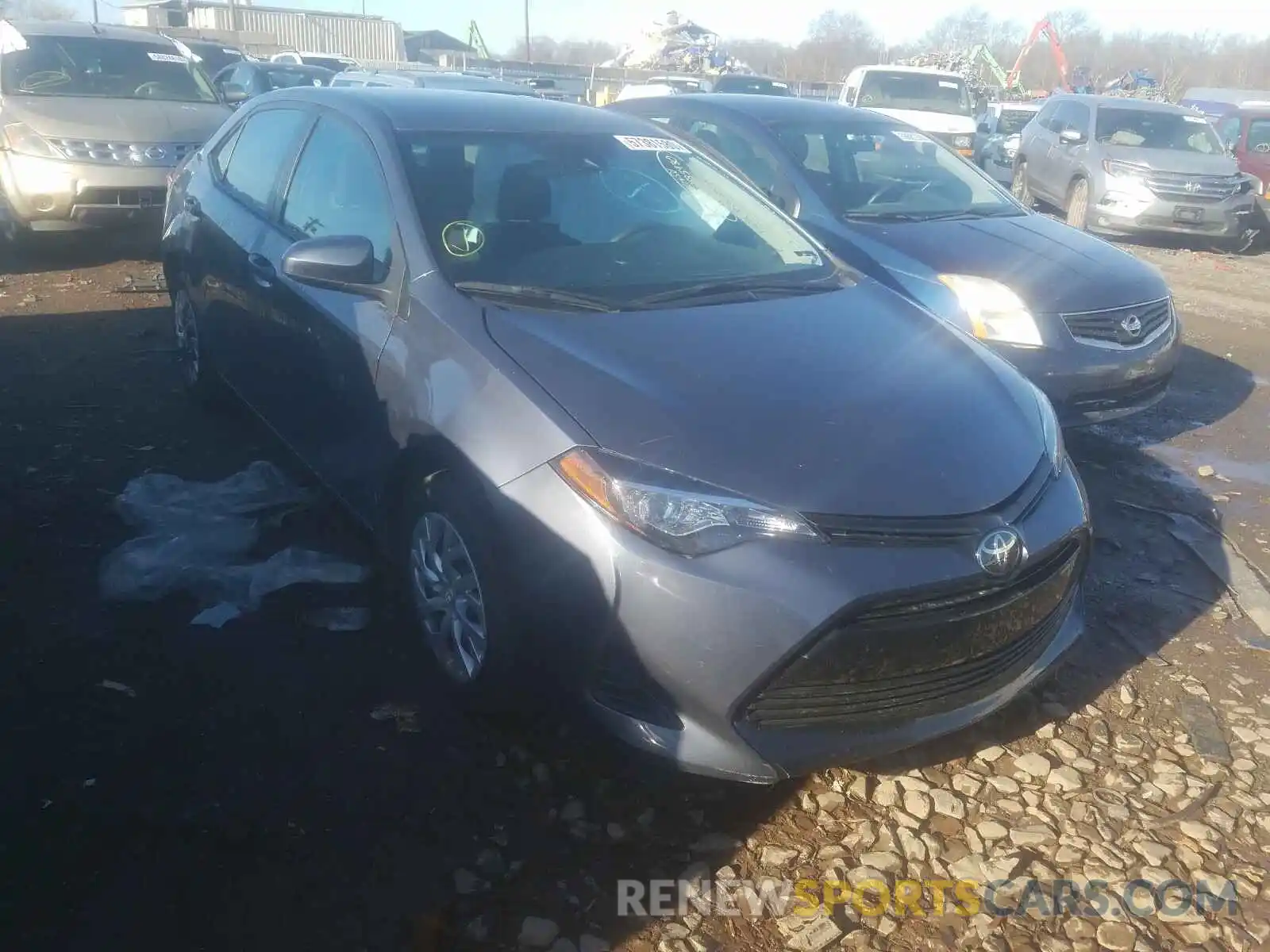 1 Photograph of a damaged car 5YFBURHE2KP938365 TOYOTA COROLLA 2019