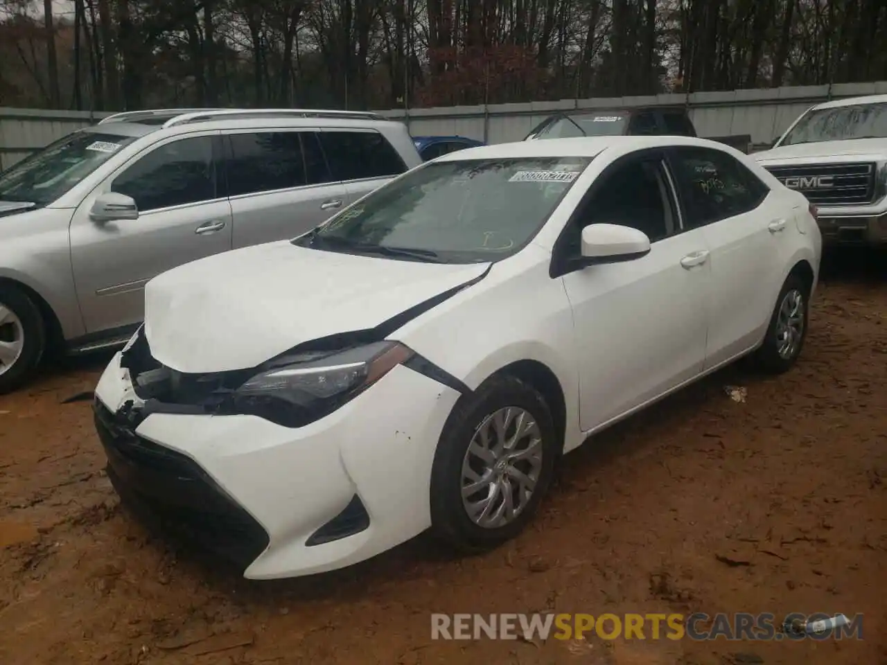 2 Photograph of a damaged car 5YFBURHE2KP938429 TOYOTA COROLLA 2019