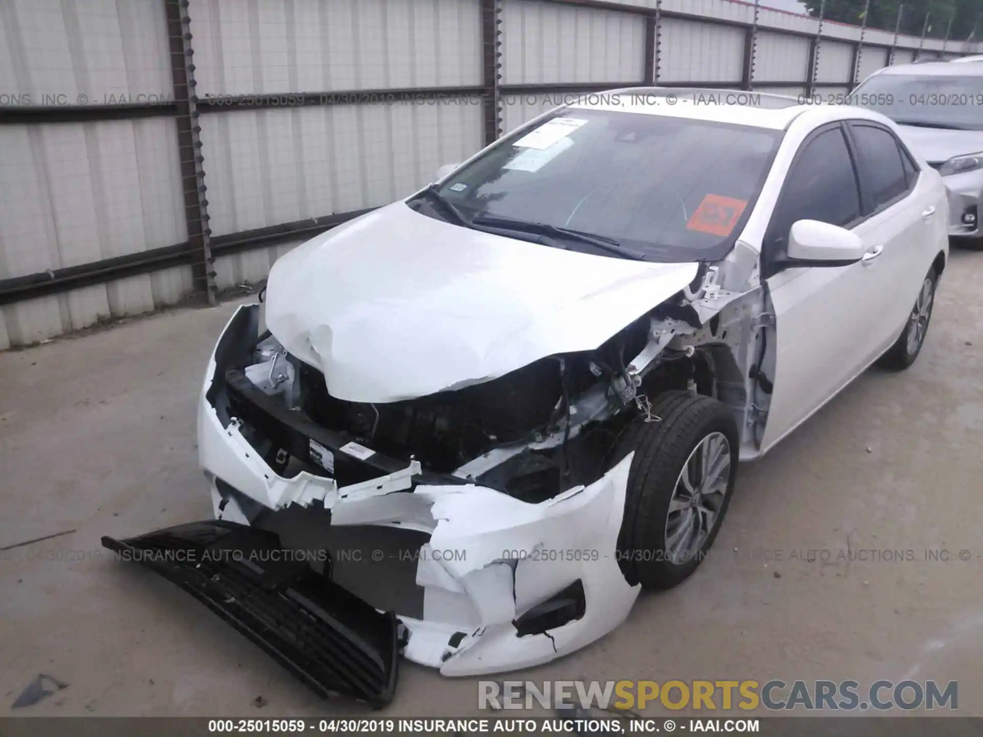 2 Photograph of a damaged car 5YFBURHE2KP938639 TOYOTA COROLLA 2019