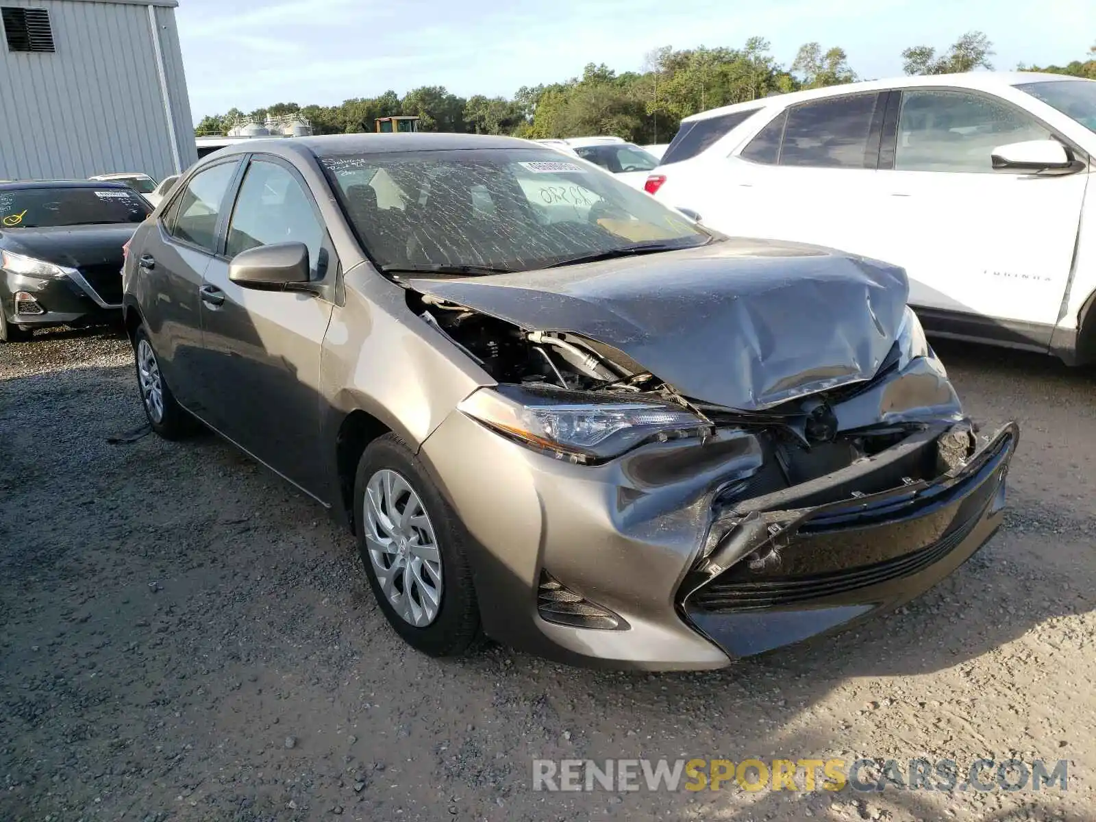 1 Photograph of a damaged car 5YFBURHE2KP938754 TOYOTA COROLLA 2019