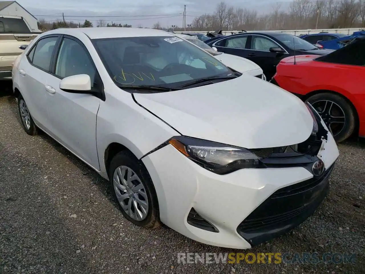 1 Photograph of a damaged car 5YFBURHE2KP939113 TOYOTA COROLLA 2019