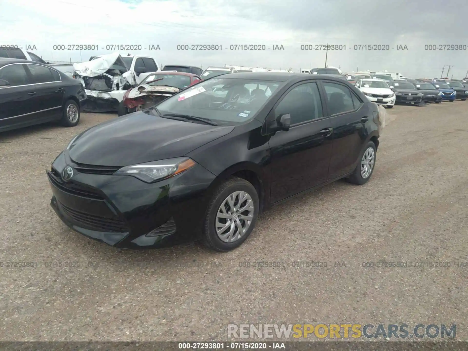 2 Photograph of a damaged car 5YFBURHE2KP939435 TOYOTA COROLLA 2019