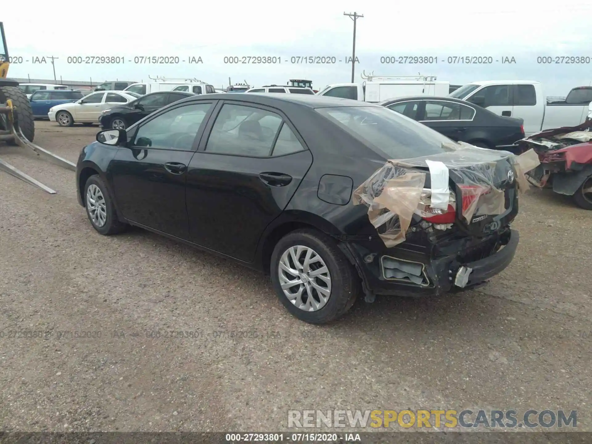 3 Photograph of a damaged car 5YFBURHE2KP939435 TOYOTA COROLLA 2019