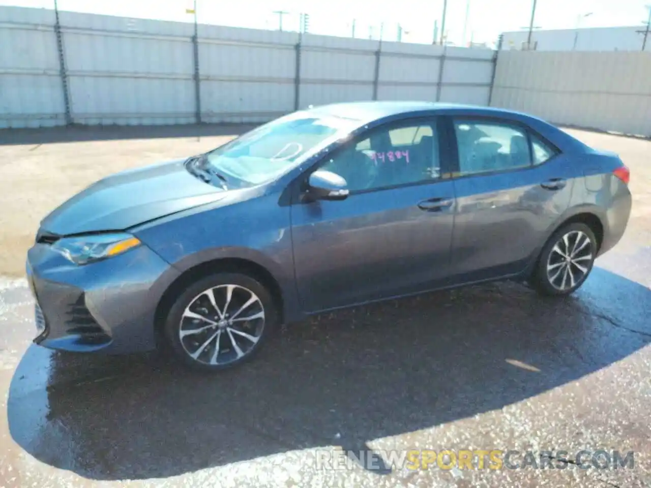 1 Photograph of a damaged car 5YFBURHE2KP939483 TOYOTA COROLLA 2019