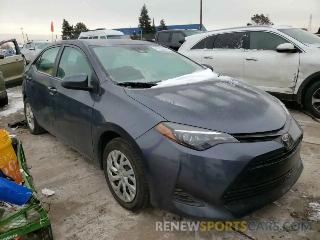 1 Photograph of a damaged car 5YFBURHE2KP939693 TOYOTA COROLLA 2019