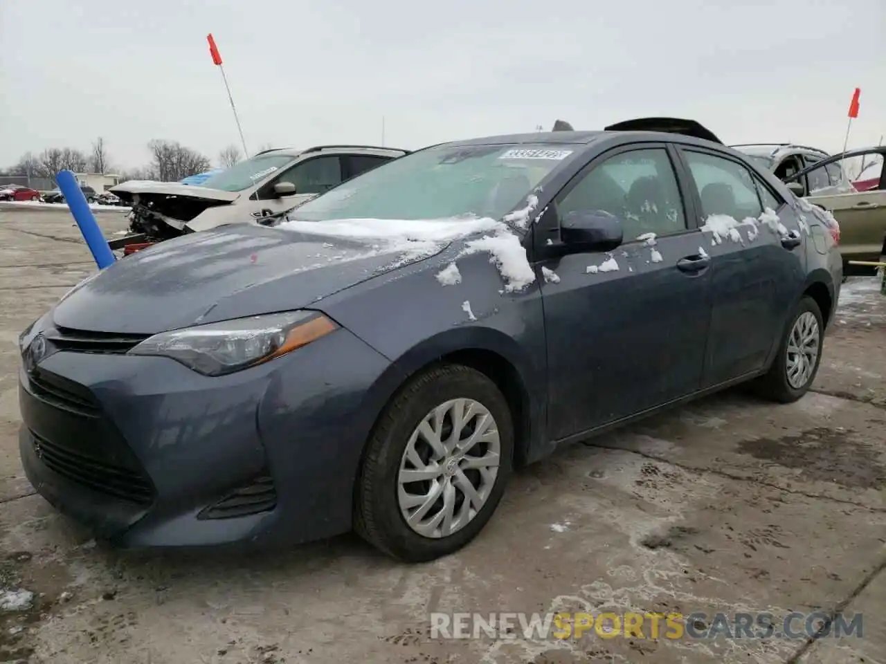 2 Photograph of a damaged car 5YFBURHE2KP939693 TOYOTA COROLLA 2019