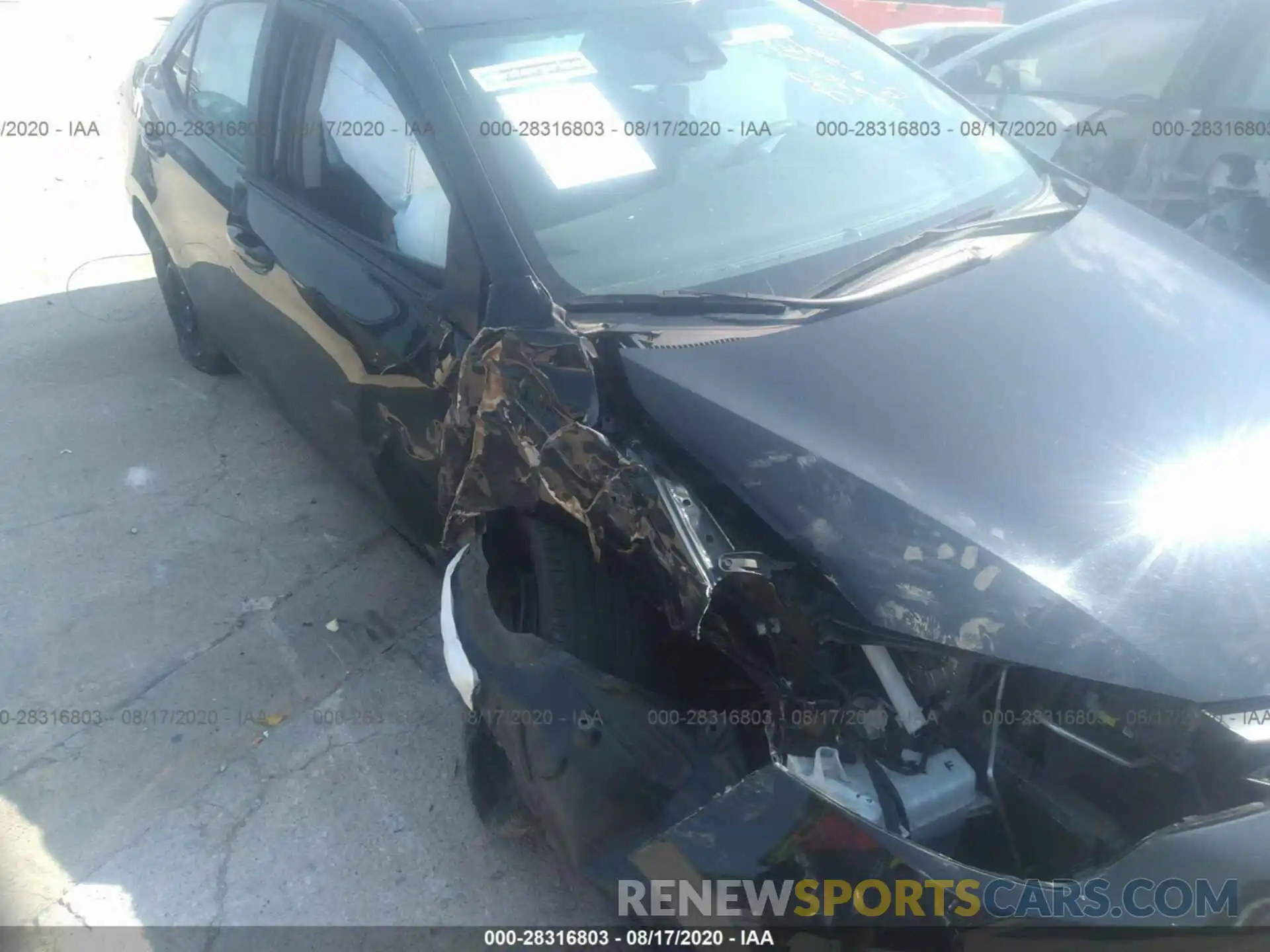 6 Photograph of a damaged car 5YFBURHE2KP939869 TOYOTA COROLLA 2019