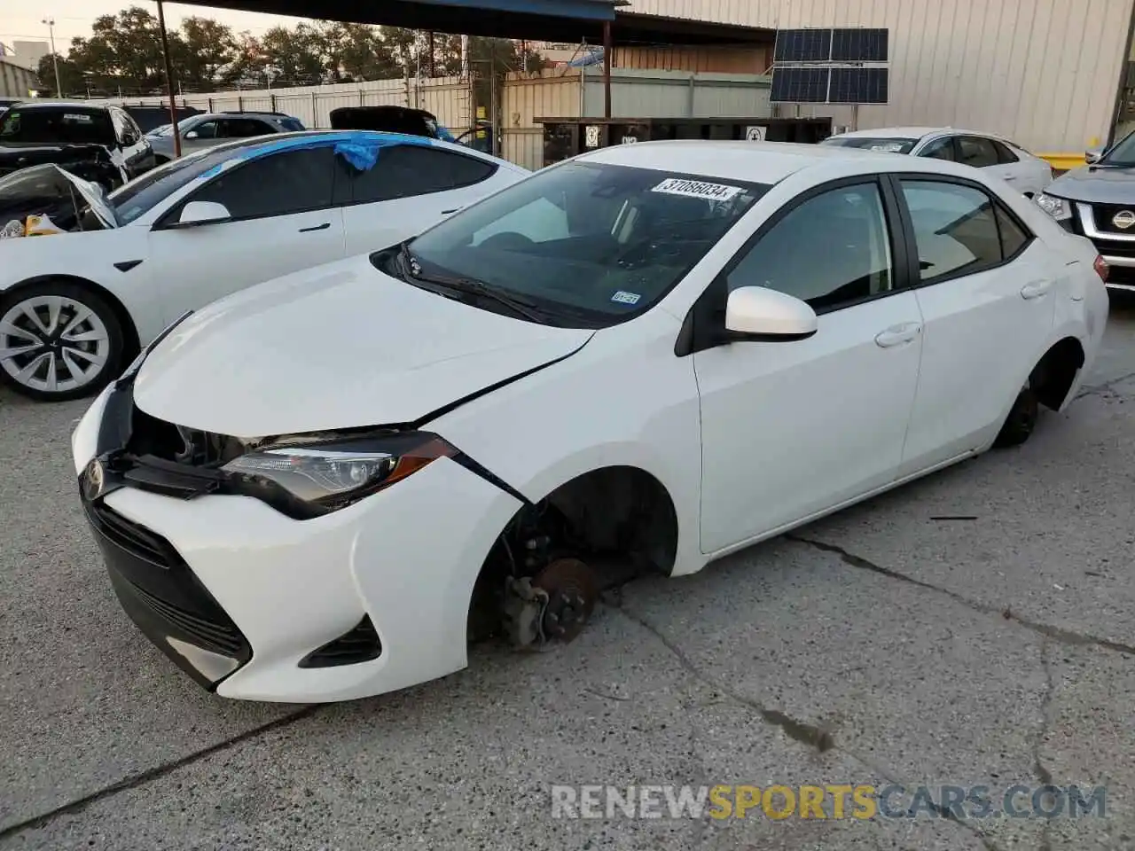 1 Photograph of a damaged car 5YFBURHE2KP939872 TOYOTA COROLLA 2019