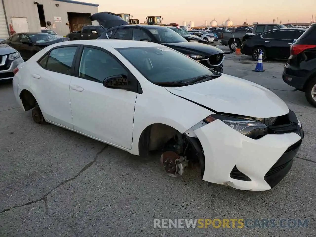 4 Photograph of a damaged car 5YFBURHE2KP939872 TOYOTA COROLLA 2019