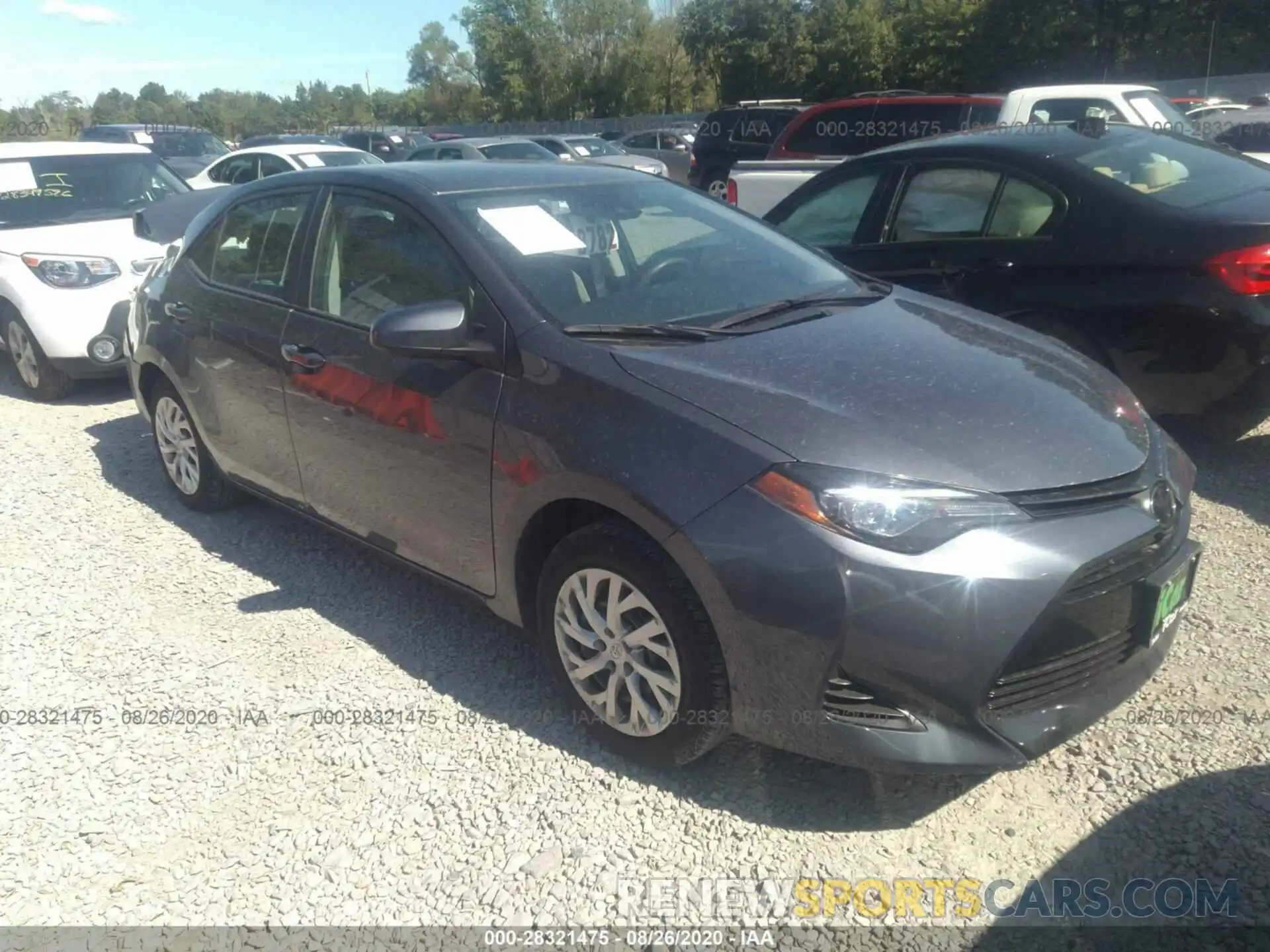 1 Photograph of a damaged car 5YFBURHE2KP940004 TOYOTA COROLLA 2019