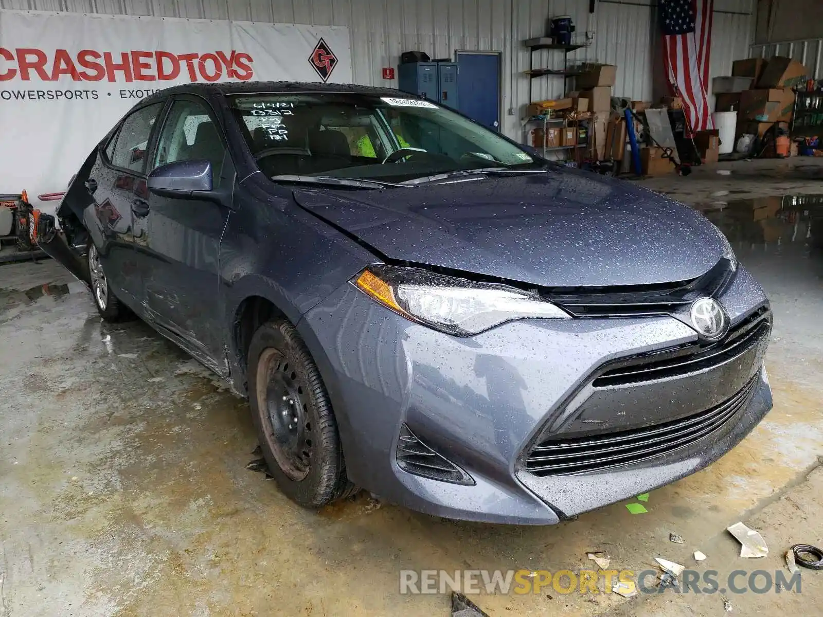 1 Photograph of a damaged car 5YFBURHE2KP940312 TOYOTA COROLLA 2019