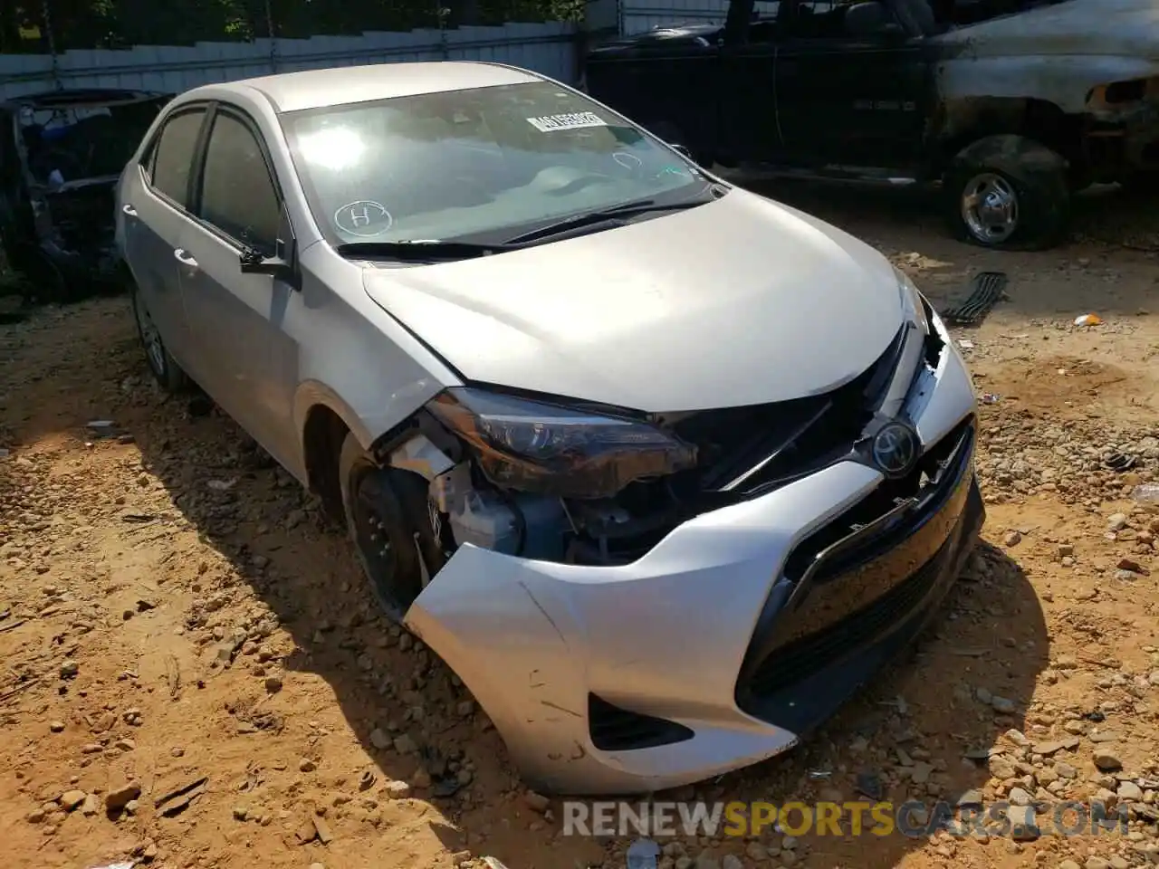 1 Photograph of a damaged car 5YFBURHE2KP940519 TOYOTA COROLLA 2019