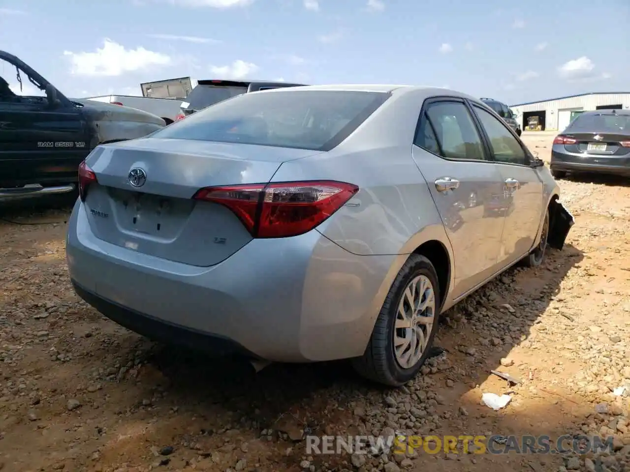 4 Photograph of a damaged car 5YFBURHE2KP940519 TOYOTA COROLLA 2019