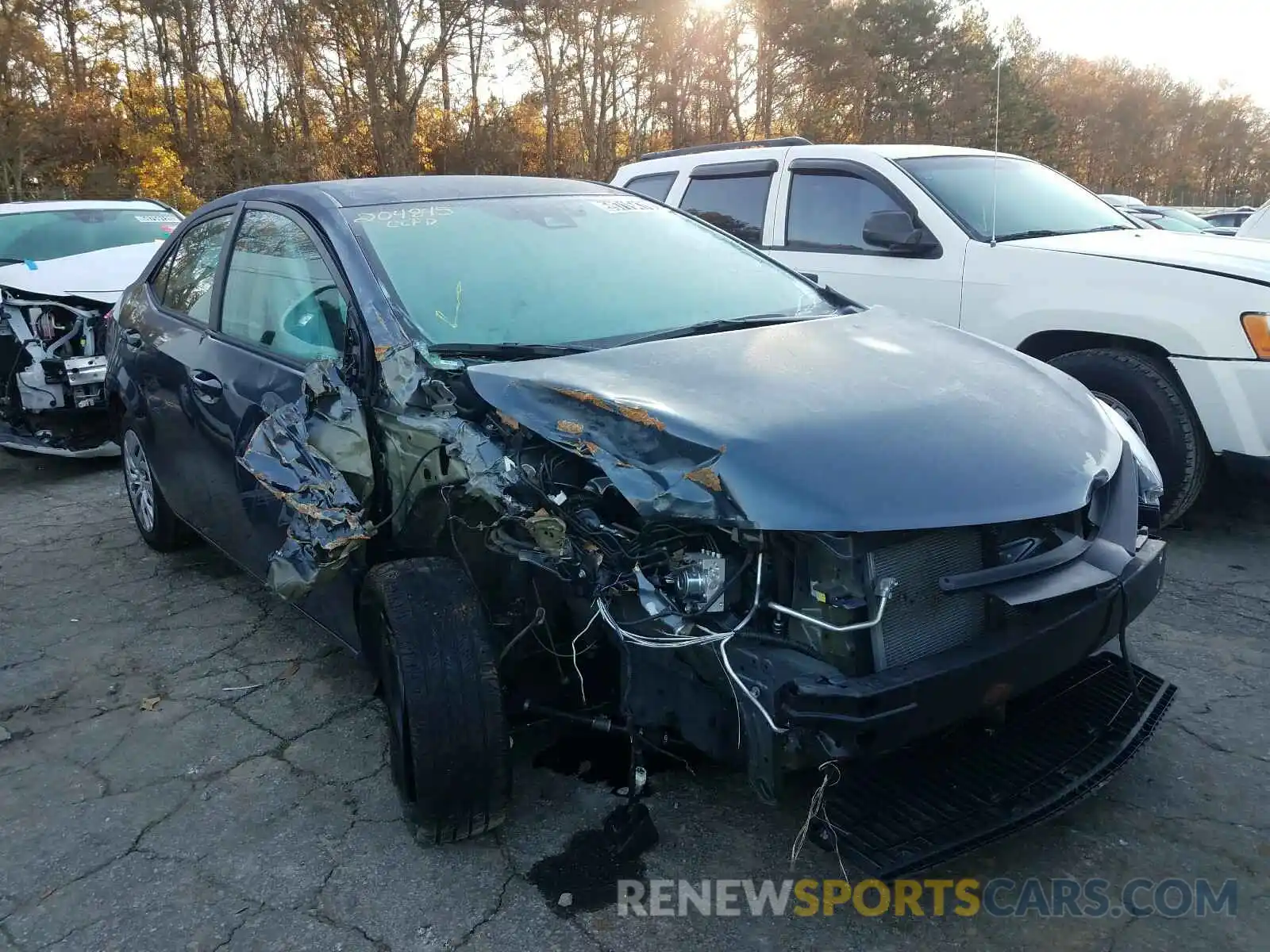 1 Photograph of a damaged car 5YFBURHE2KP940536 TOYOTA COROLLA 2019