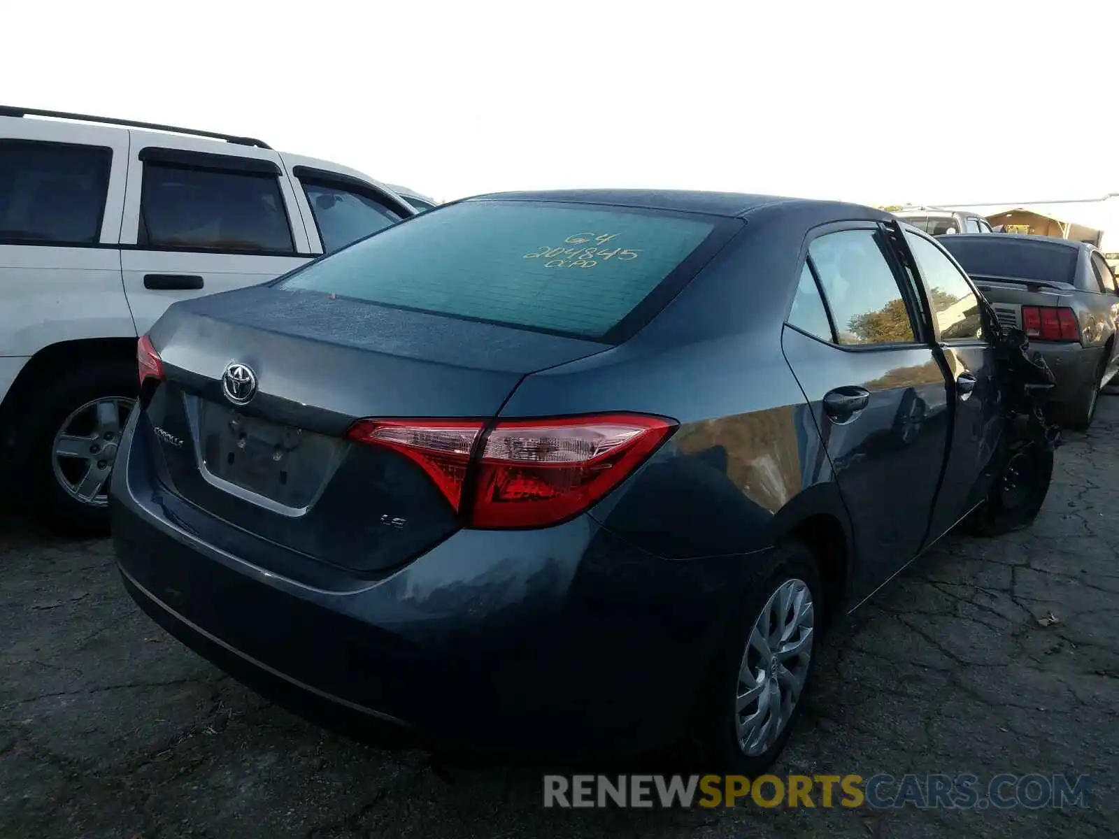 4 Photograph of a damaged car 5YFBURHE2KP940536 TOYOTA COROLLA 2019