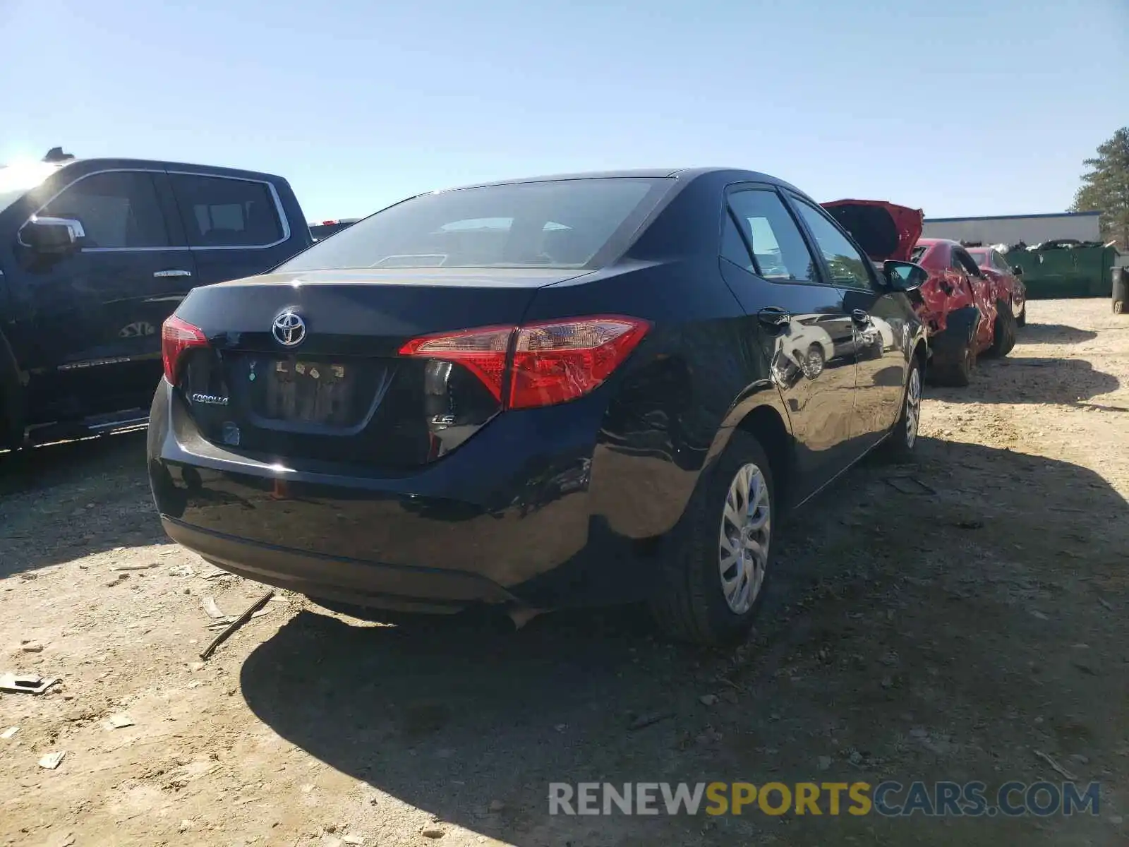 4 Photograph of a damaged car 5YFBURHE2KP940598 TOYOTA COROLLA 2019