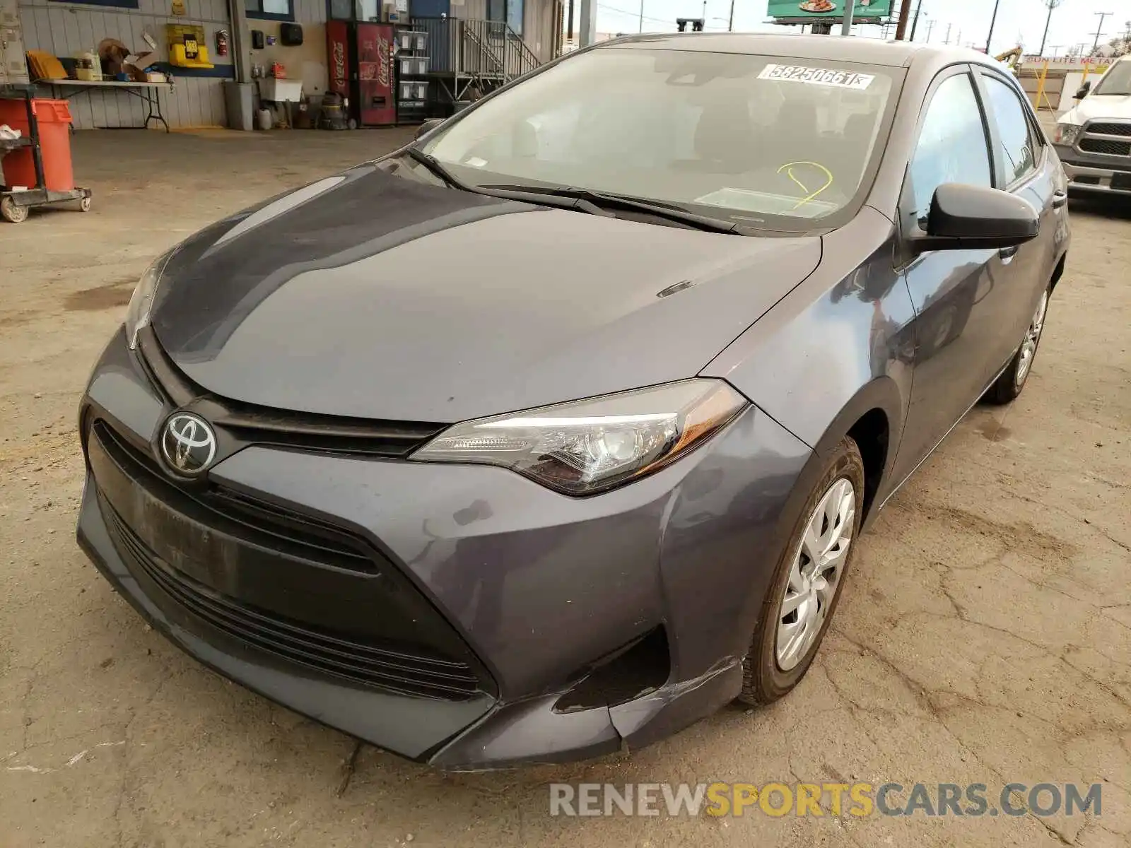 2 Photograph of a damaged car 5YFBURHE2KP940794 TOYOTA COROLLA 2019