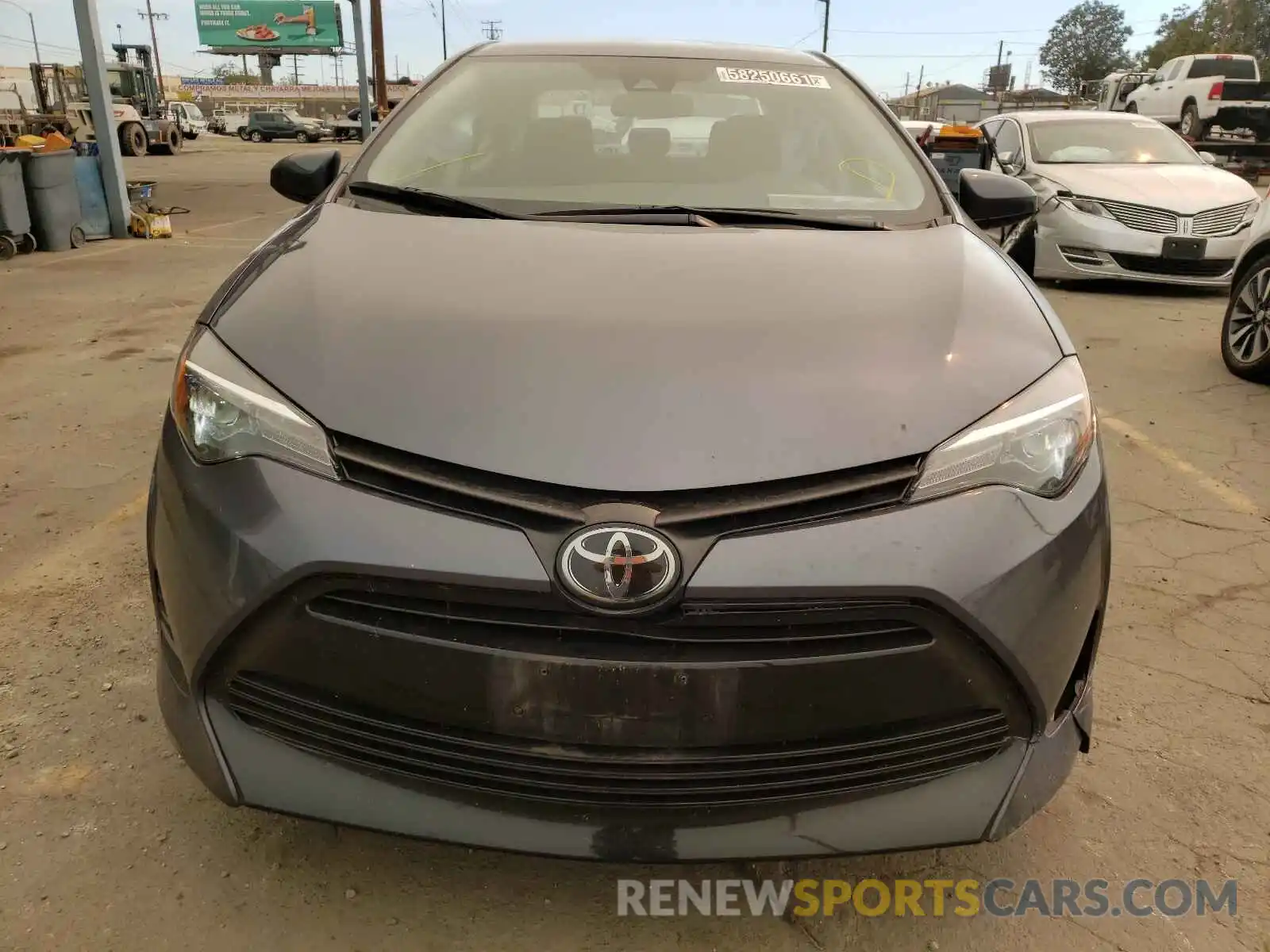 9 Photograph of a damaged car 5YFBURHE2KP940794 TOYOTA COROLLA 2019