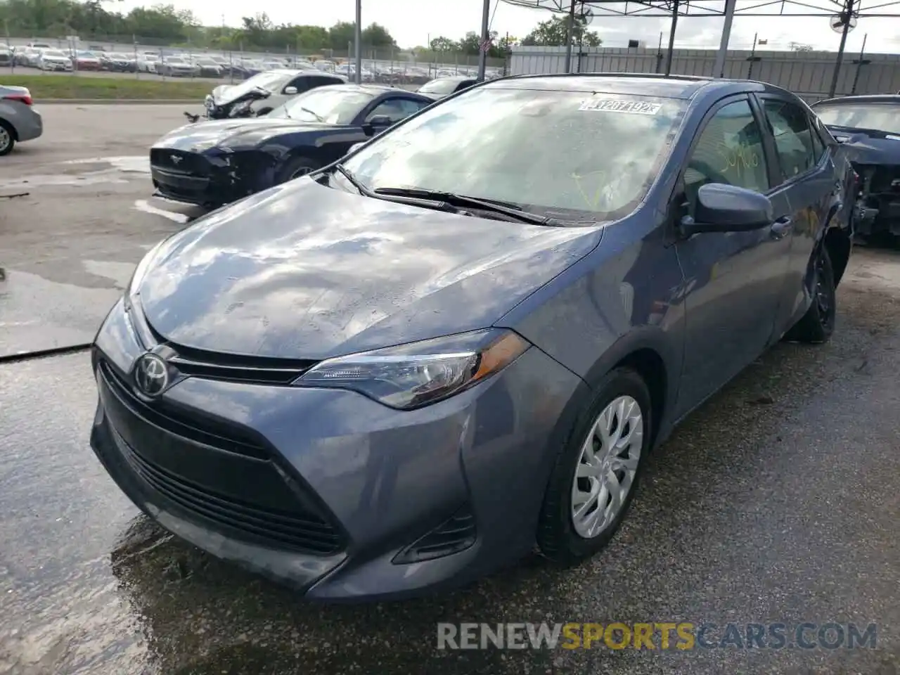 2 Photograph of a damaged car 5YFBURHE2KP941539 TOYOTA COROLLA 2019