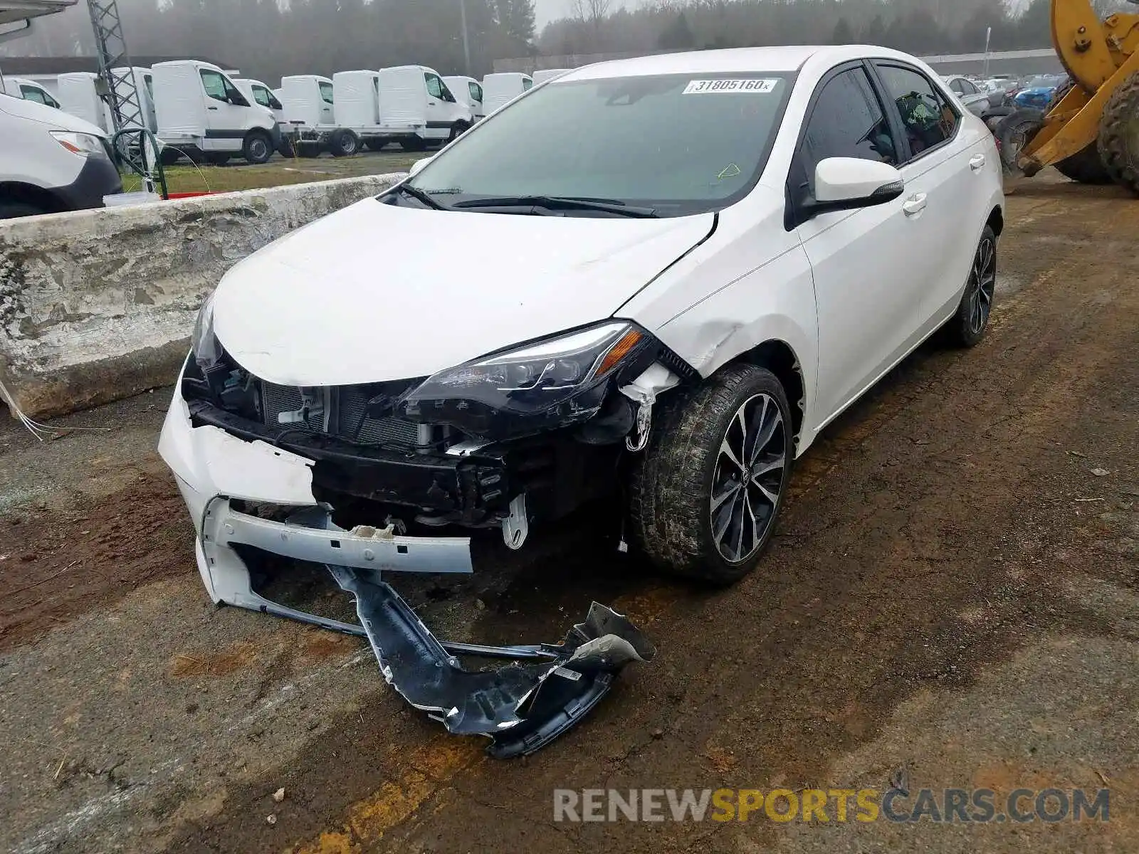 2 Photograph of a damaged car 5YFBURHE2KP941704 TOYOTA COROLLA 2019