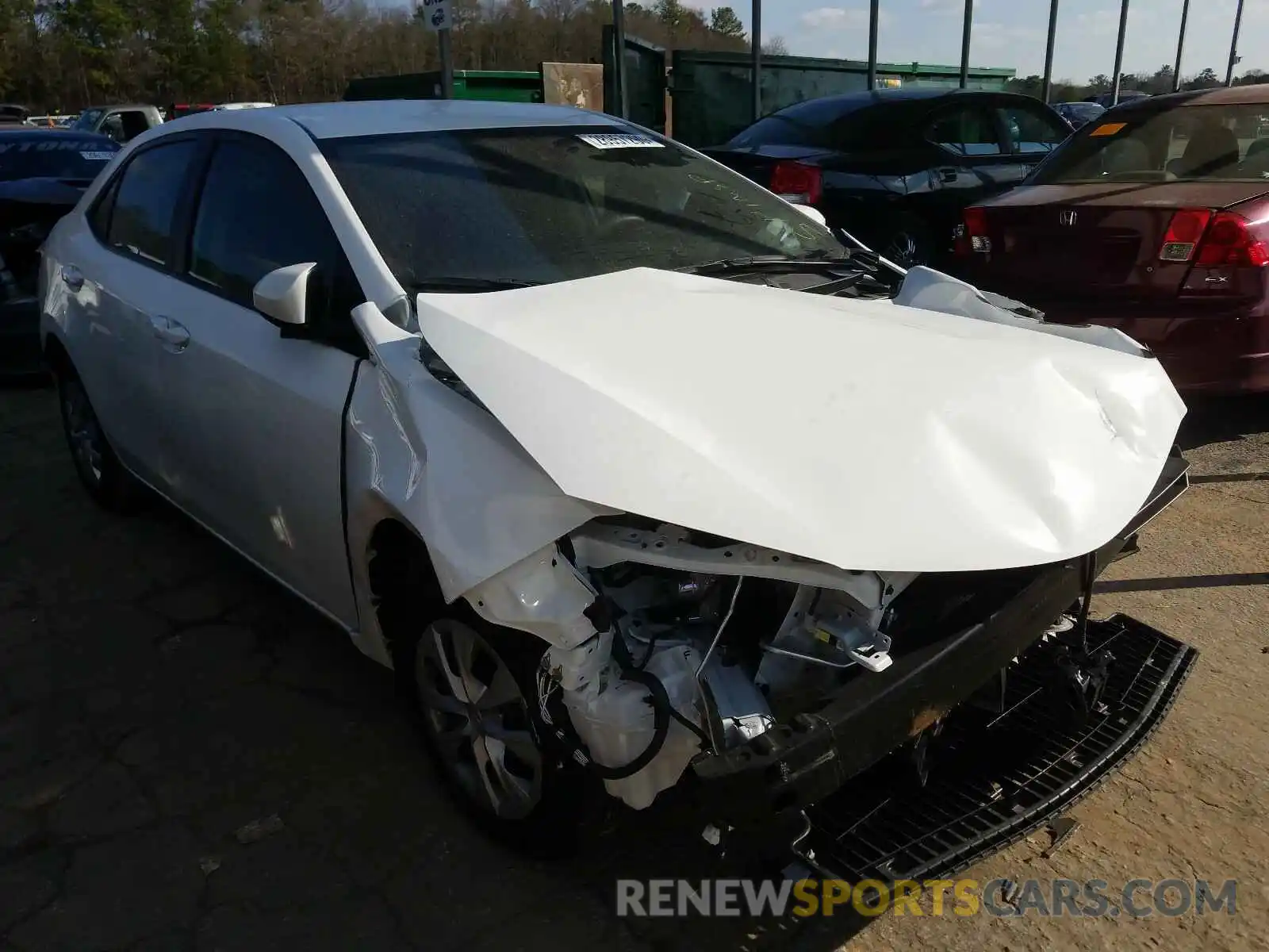 1 Photograph of a damaged car 5YFBURHE2KP941797 TOYOTA COROLLA 2019