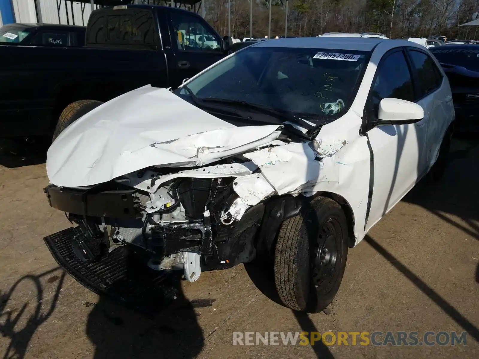 2 Photograph of a damaged car 5YFBURHE2KP941797 TOYOTA COROLLA 2019