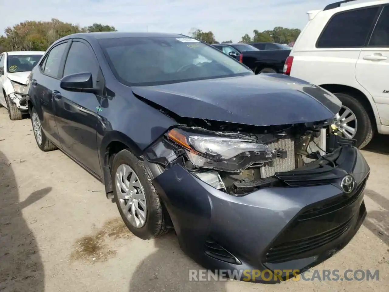 1 Photograph of a damaged car 5YFBURHE2KP942027 TOYOTA COROLLA 2019