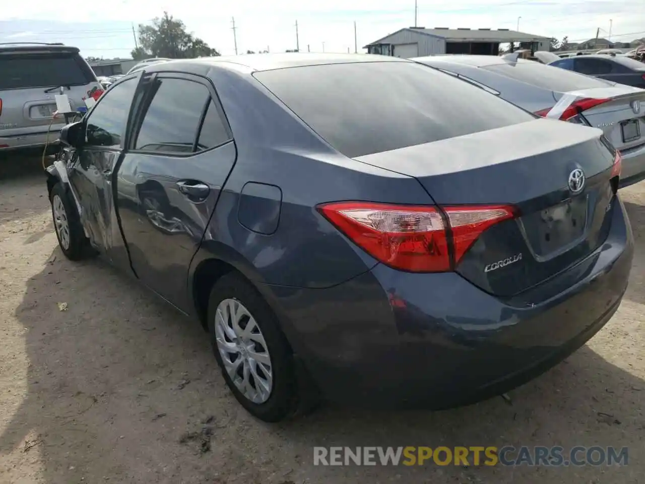 3 Photograph of a damaged car 5YFBURHE2KP942027 TOYOTA COROLLA 2019