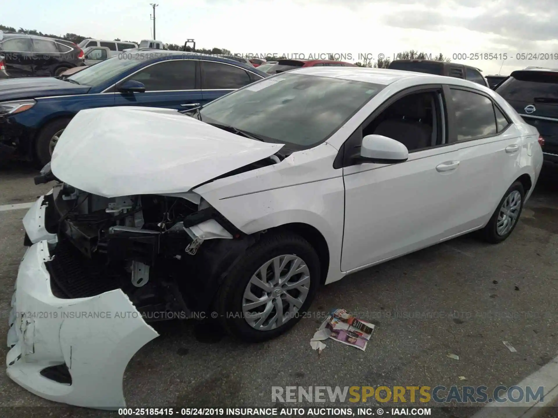 2 Photograph of a damaged car 5YFBURHE2KP942464 TOYOTA COROLLA 2019