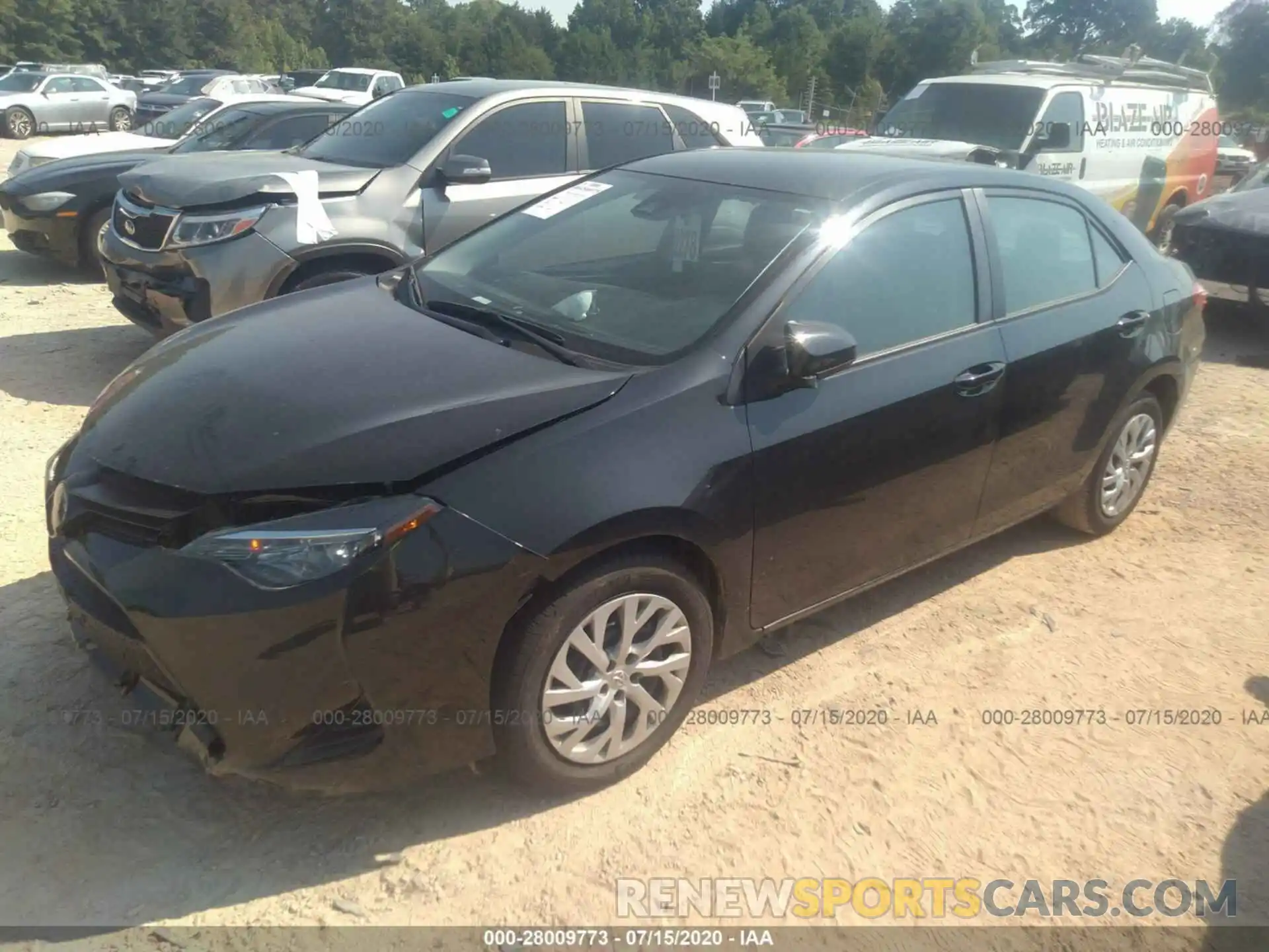 2 Photograph of a damaged car 5YFBURHE2KP942514 TOYOTA COROLLA 2019