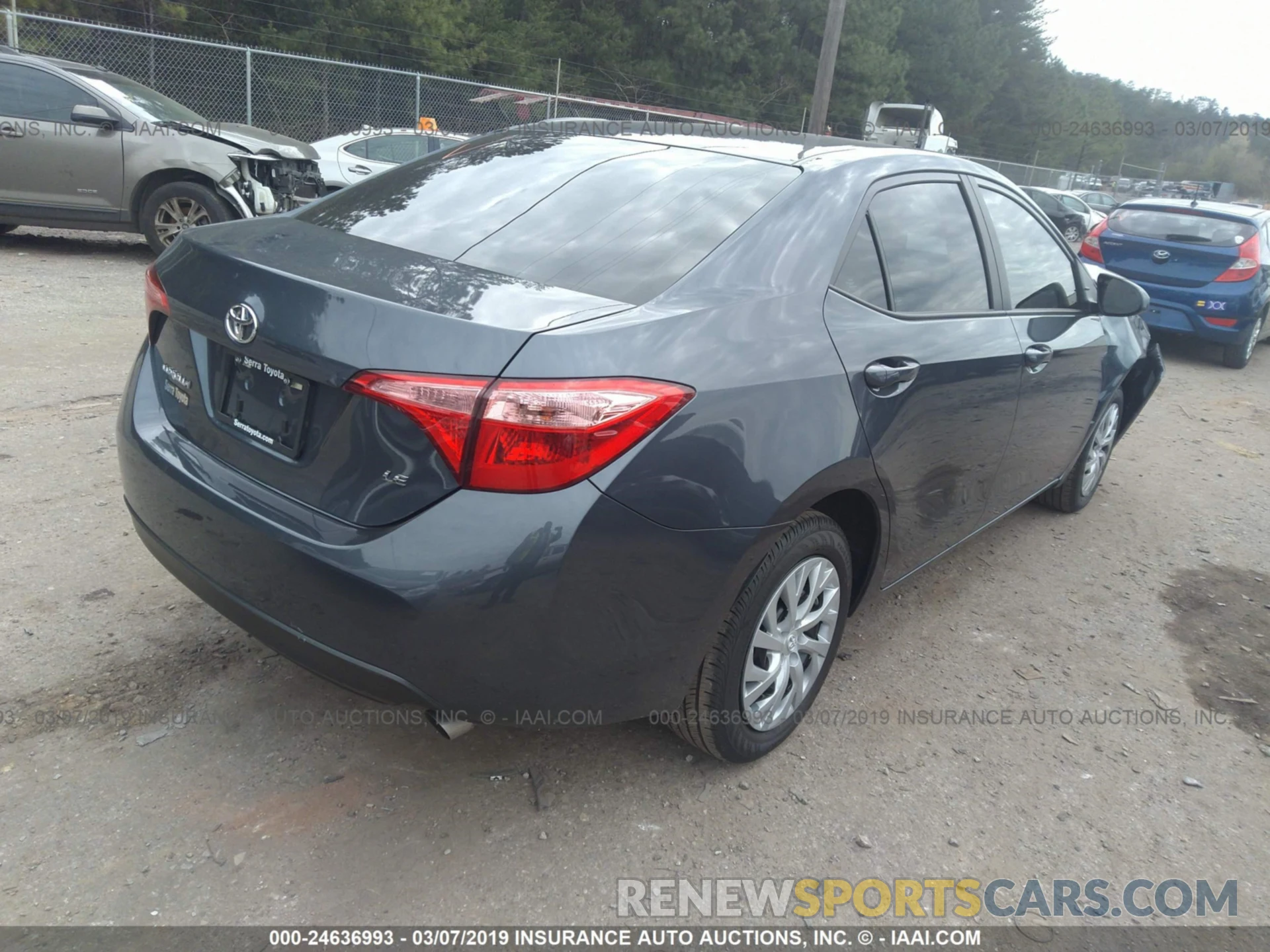 4 Photograph of a damaged car 5YFBURHE2KP942819 TOYOTA COROLLA 2019