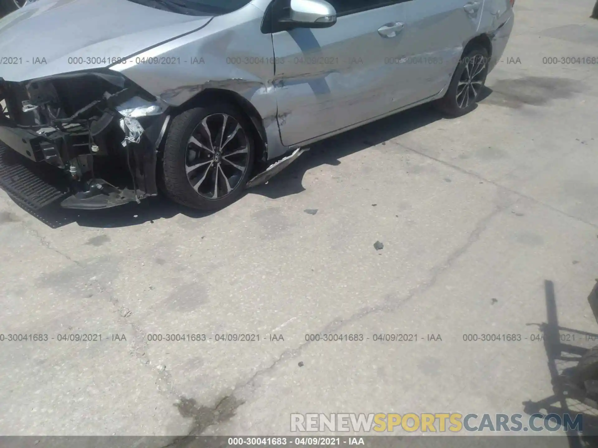 6 Photograph of a damaged car 5YFBURHE2KP942836 TOYOTA COROLLA 2019