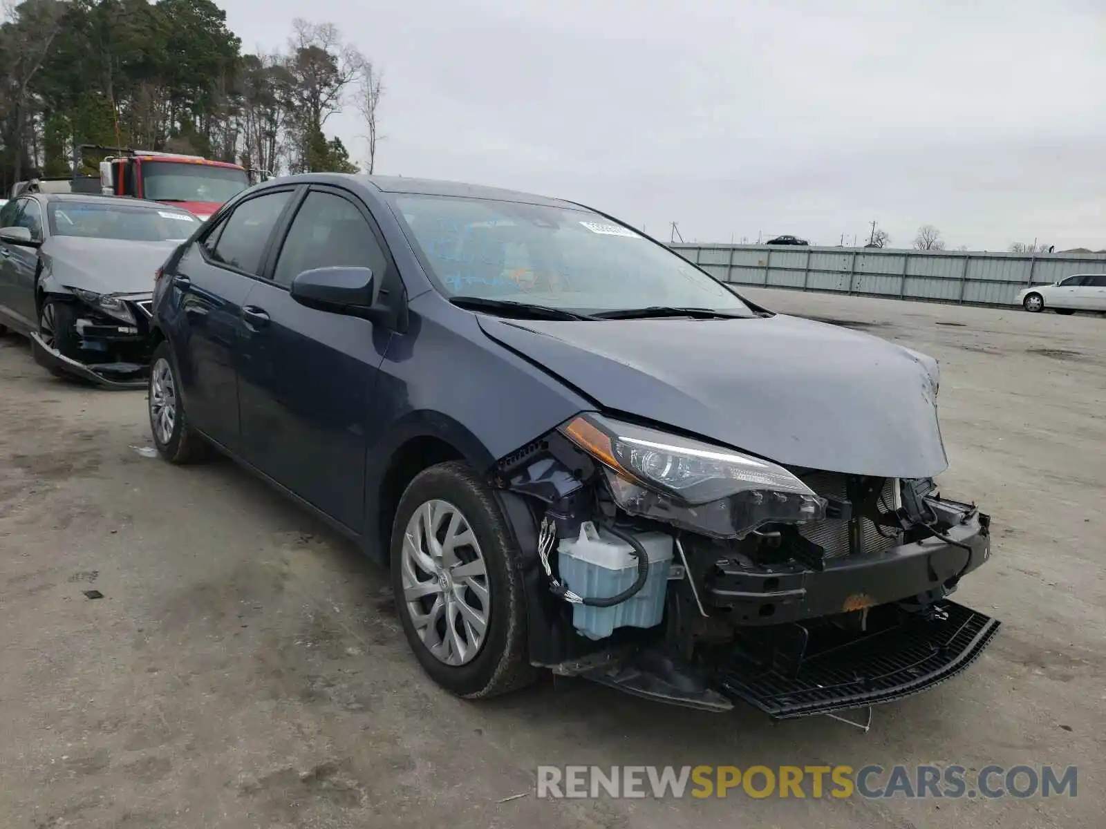 1 Photograph of a damaged car 5YFBURHE2KP943033 TOYOTA COROLLA 2019