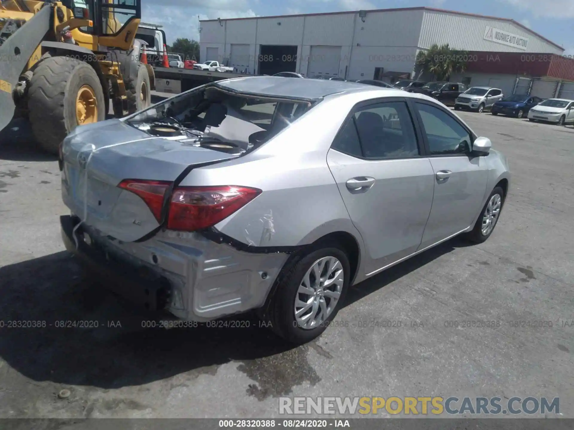 4 Photograph of a damaged car 5YFBURHE2KP943212 TOYOTA COROLLA 2019