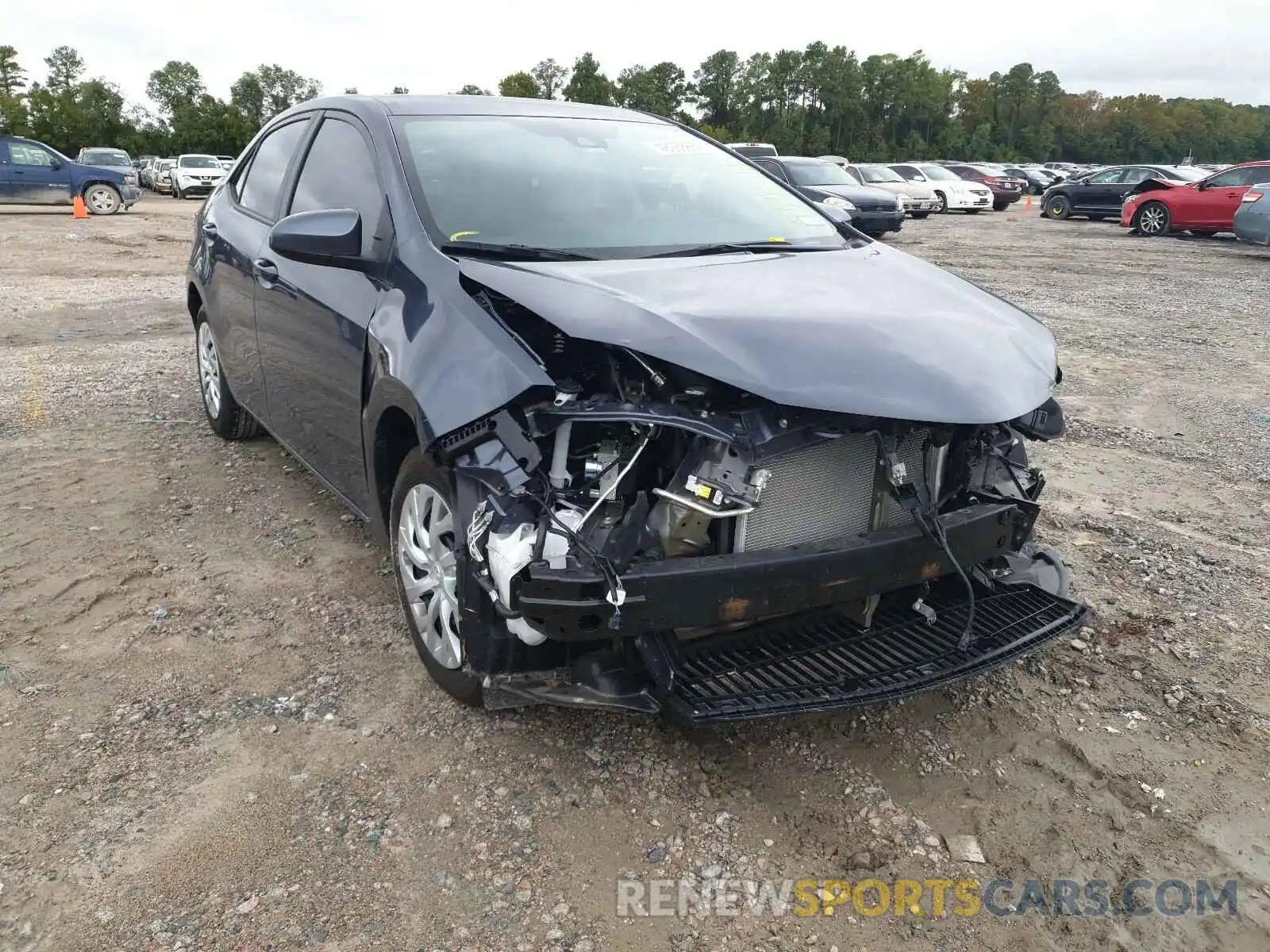 1 Photograph of a damaged car 5YFBURHE2KP943842 TOYOTA COROLLA 2019