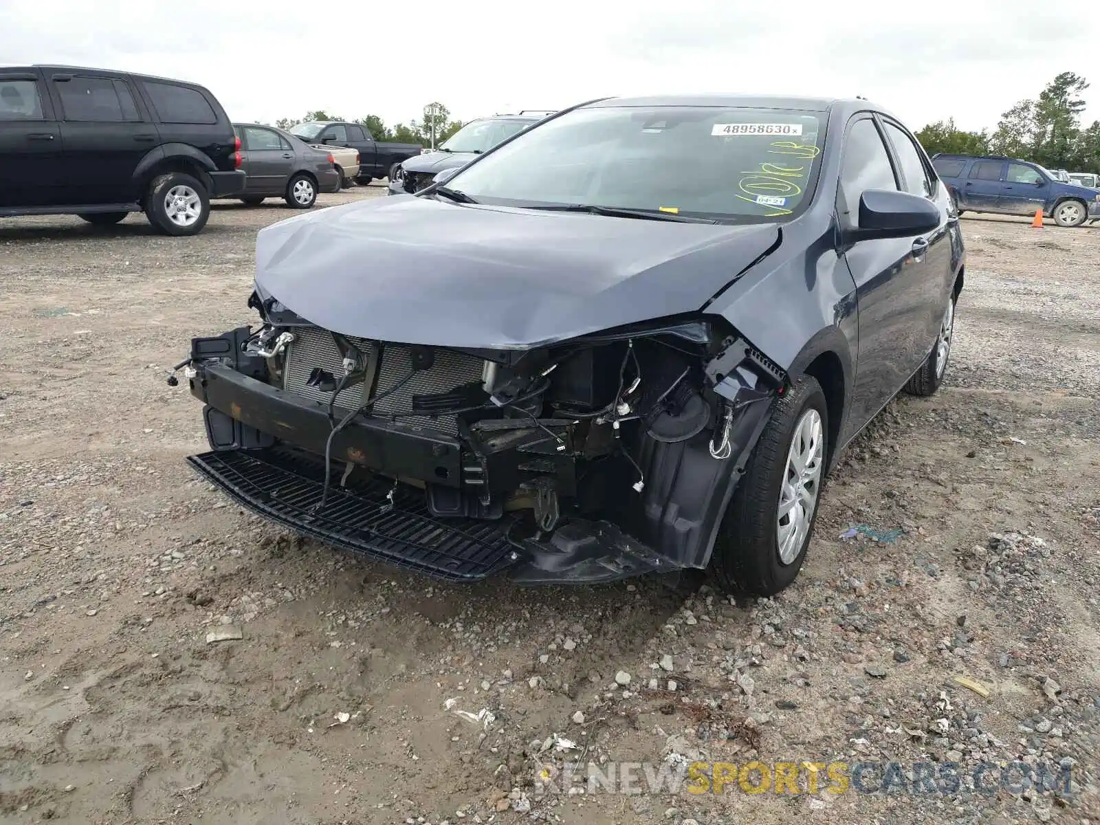 2 Photograph of a damaged car 5YFBURHE2KP943842 TOYOTA COROLLA 2019