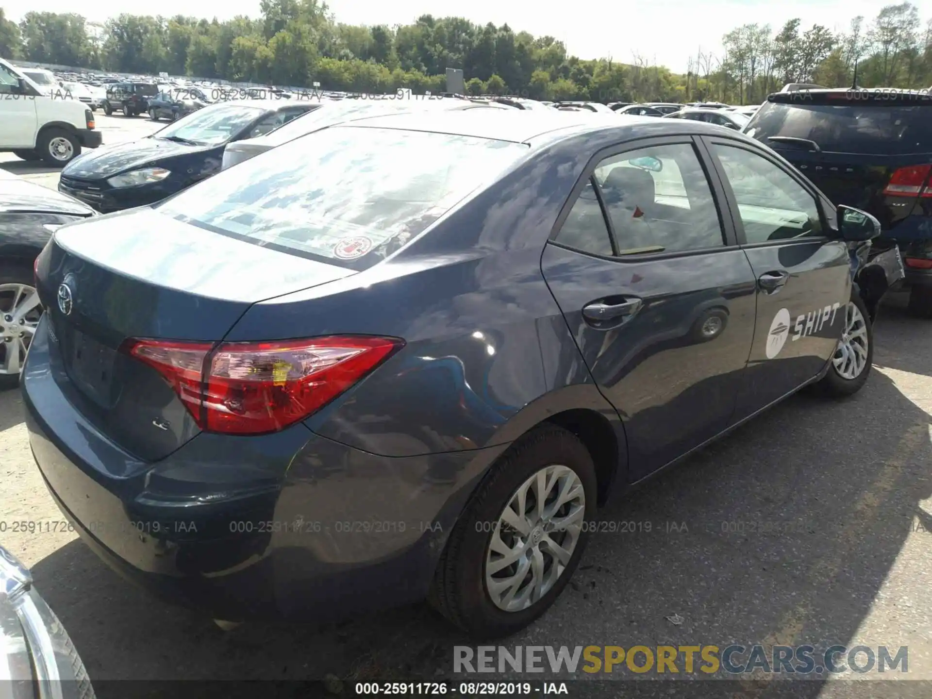 4 Photograph of a damaged car 5YFBURHE2KP944215 TOYOTA COROLLA 2019