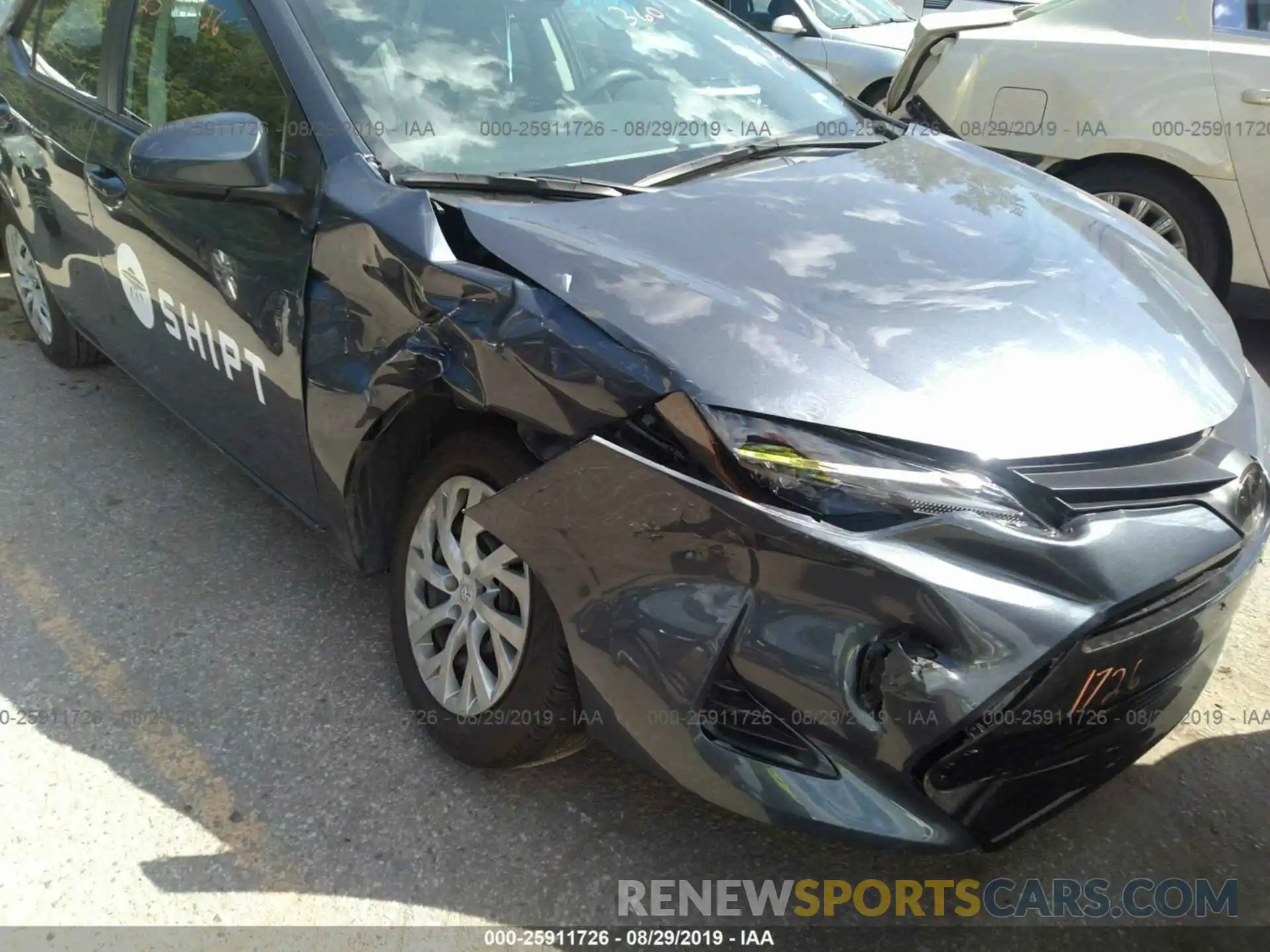 6 Photograph of a damaged car 5YFBURHE2KP944215 TOYOTA COROLLA 2019