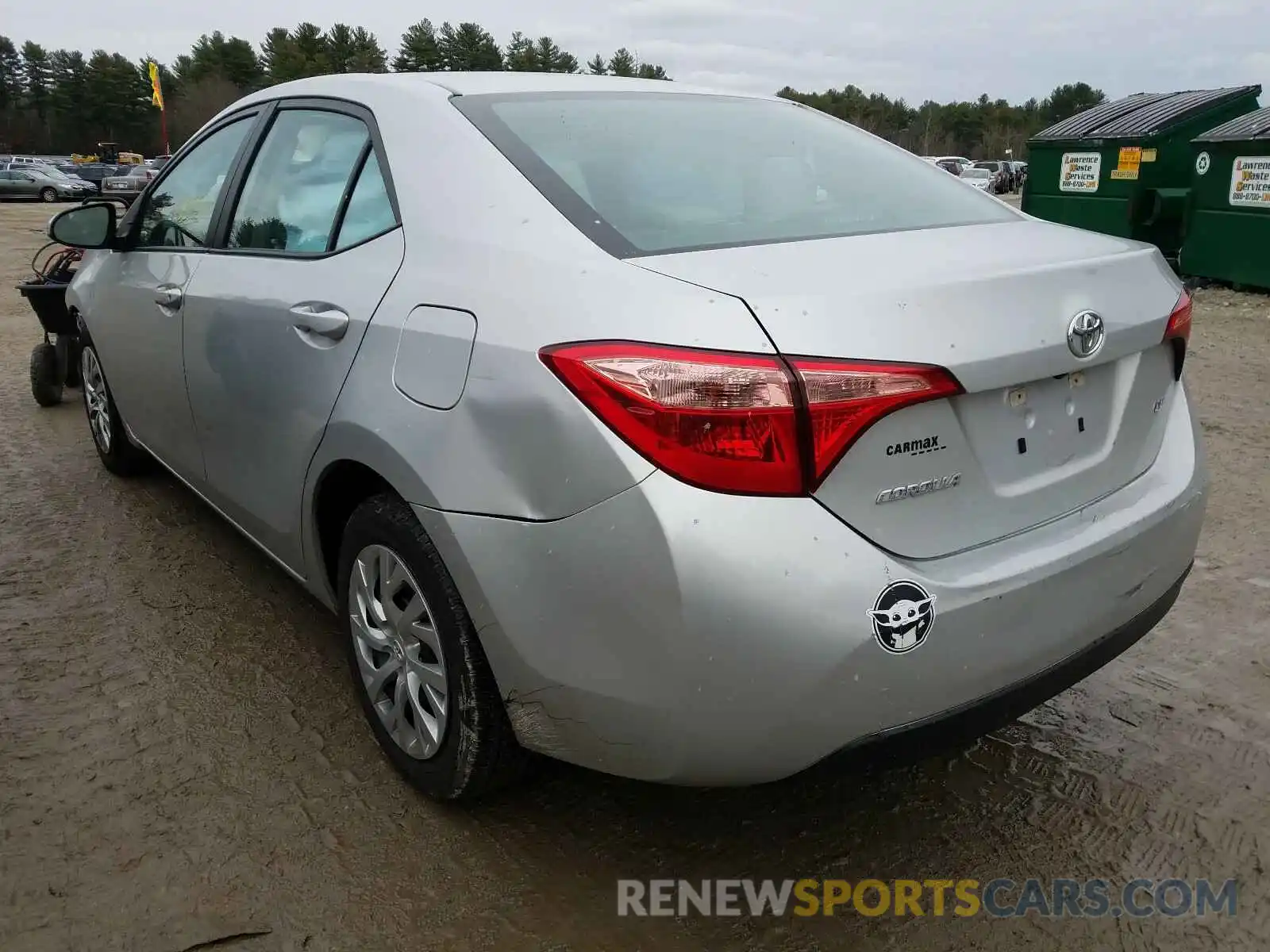 3 Photograph of a damaged car 5YFBURHE2KP944456 TOYOTA COROLLA 2019