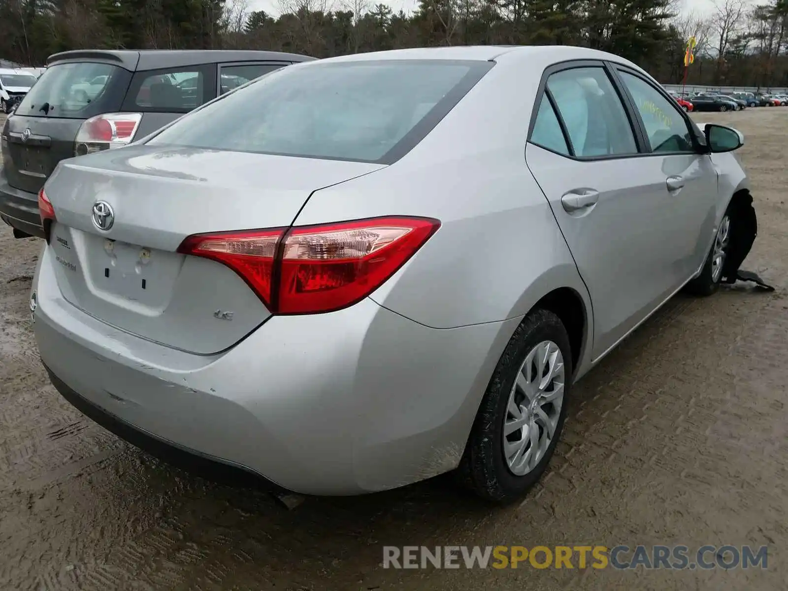 4 Photograph of a damaged car 5YFBURHE2KP944456 TOYOTA COROLLA 2019