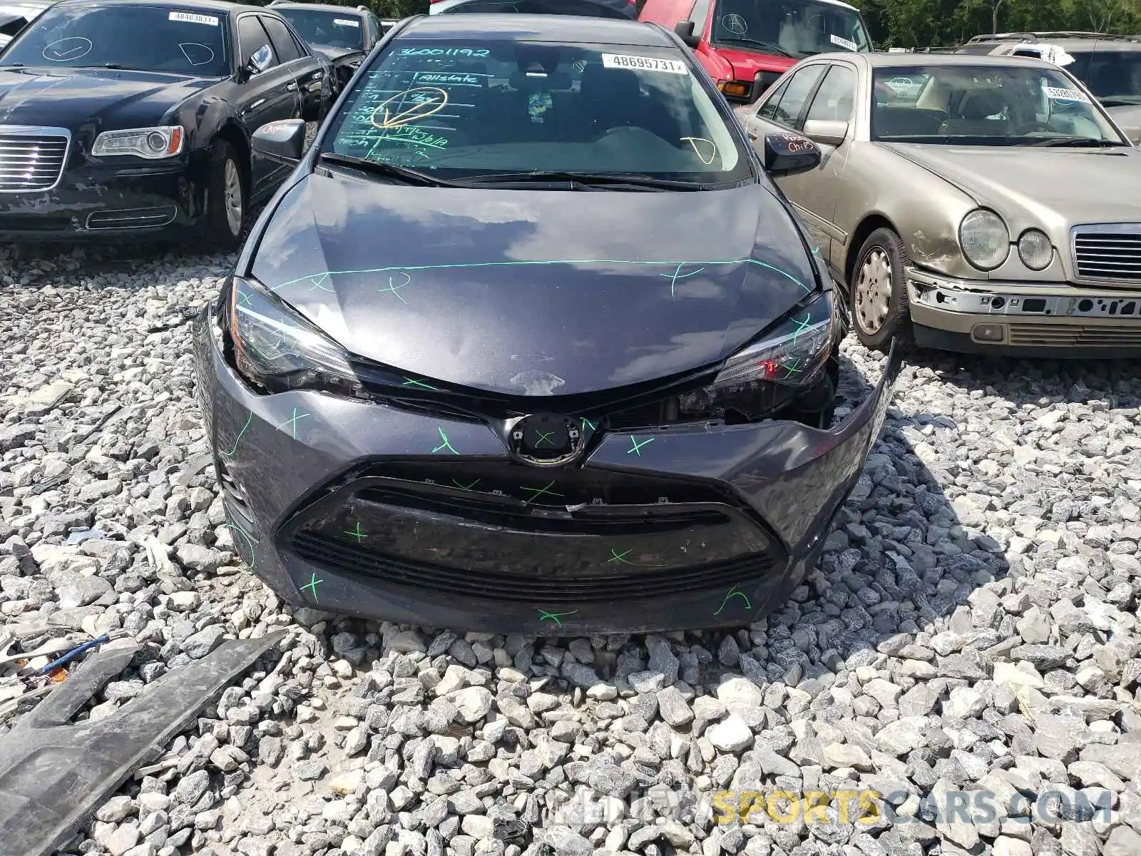 9 Photograph of a damaged car 5YFBURHE2KP944781 TOYOTA COROLLA 2019