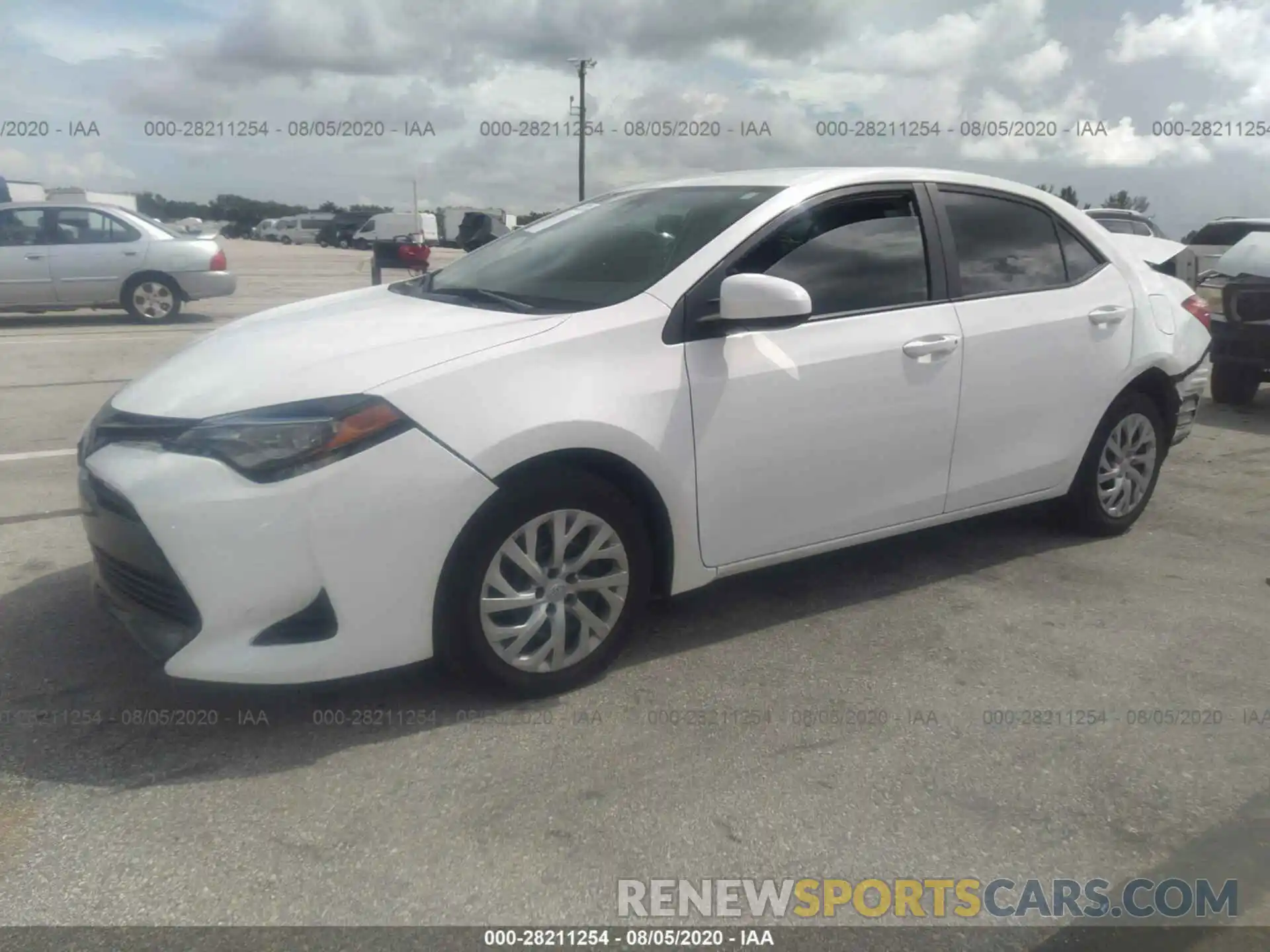 2 Photograph of a damaged car 5YFBURHE2KP945039 TOYOTA COROLLA 2019