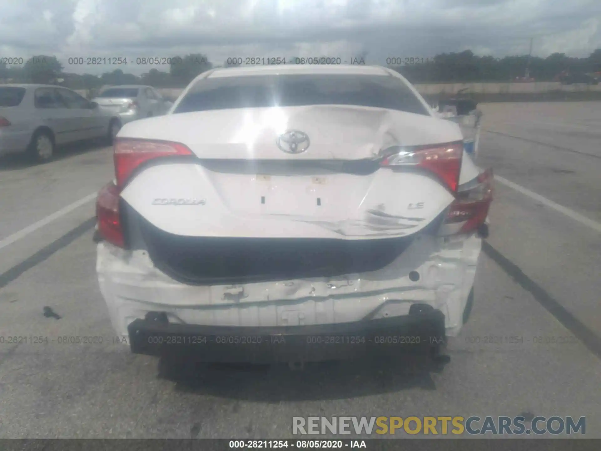 6 Photograph of a damaged car 5YFBURHE2KP945039 TOYOTA COROLLA 2019