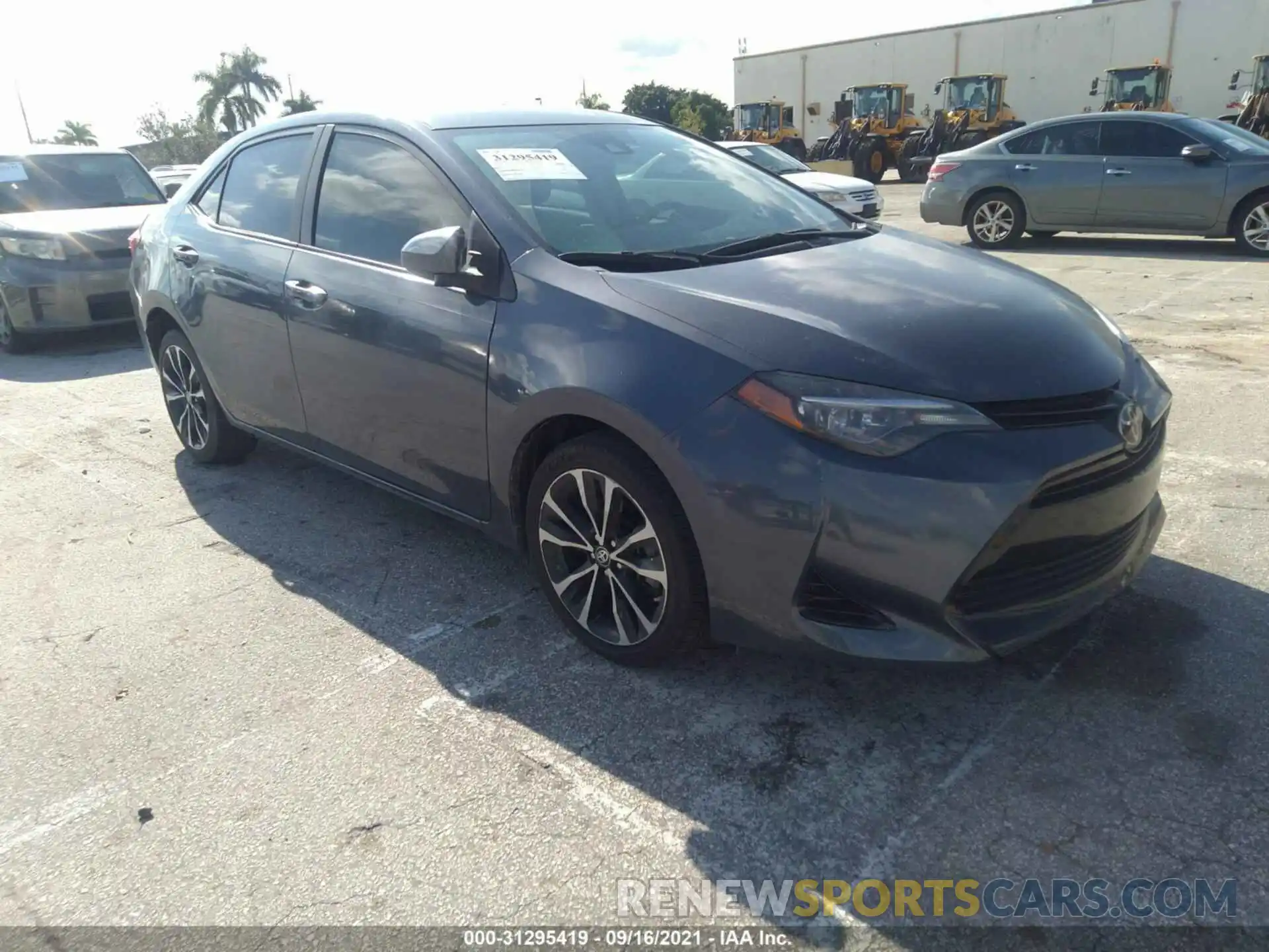 1 Photograph of a damaged car 5YFBURHE2KP945199 TOYOTA COROLLA 2019