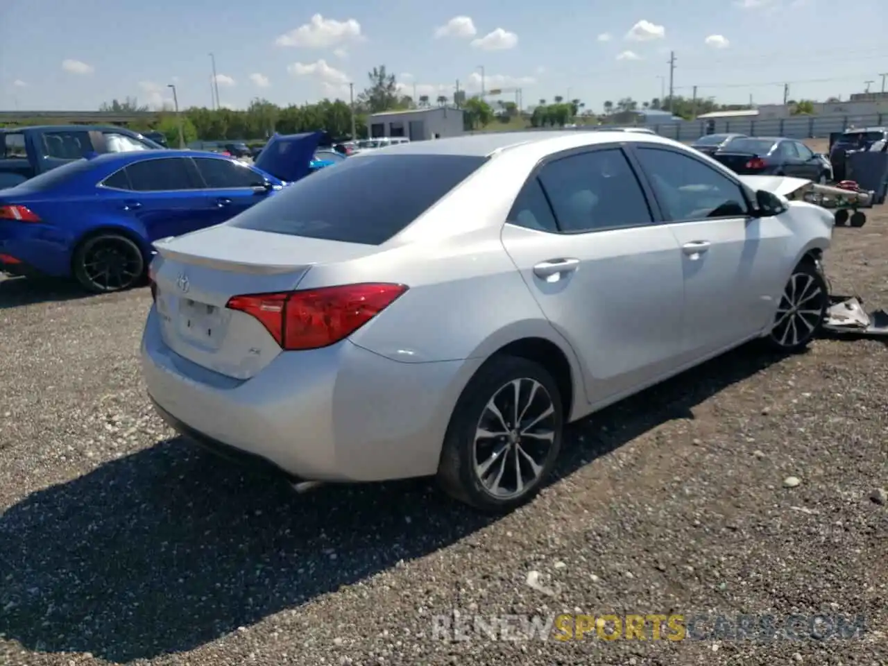 4 Photograph of a damaged car 5YFBURHE2KP945610 TOYOTA COROLLA 2019