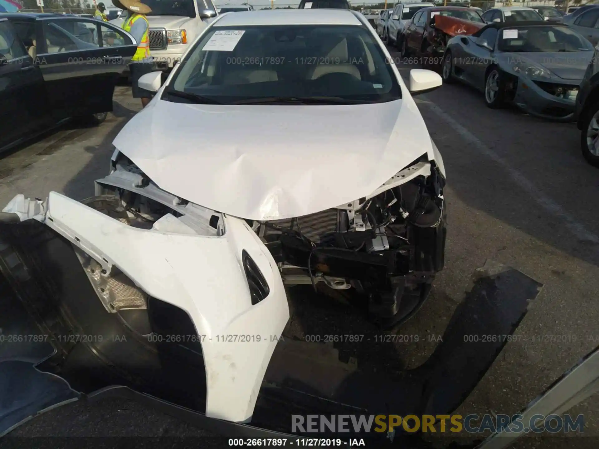 6 Photograph of a damaged car 5YFBURHE2KP945638 TOYOTA COROLLA 2019