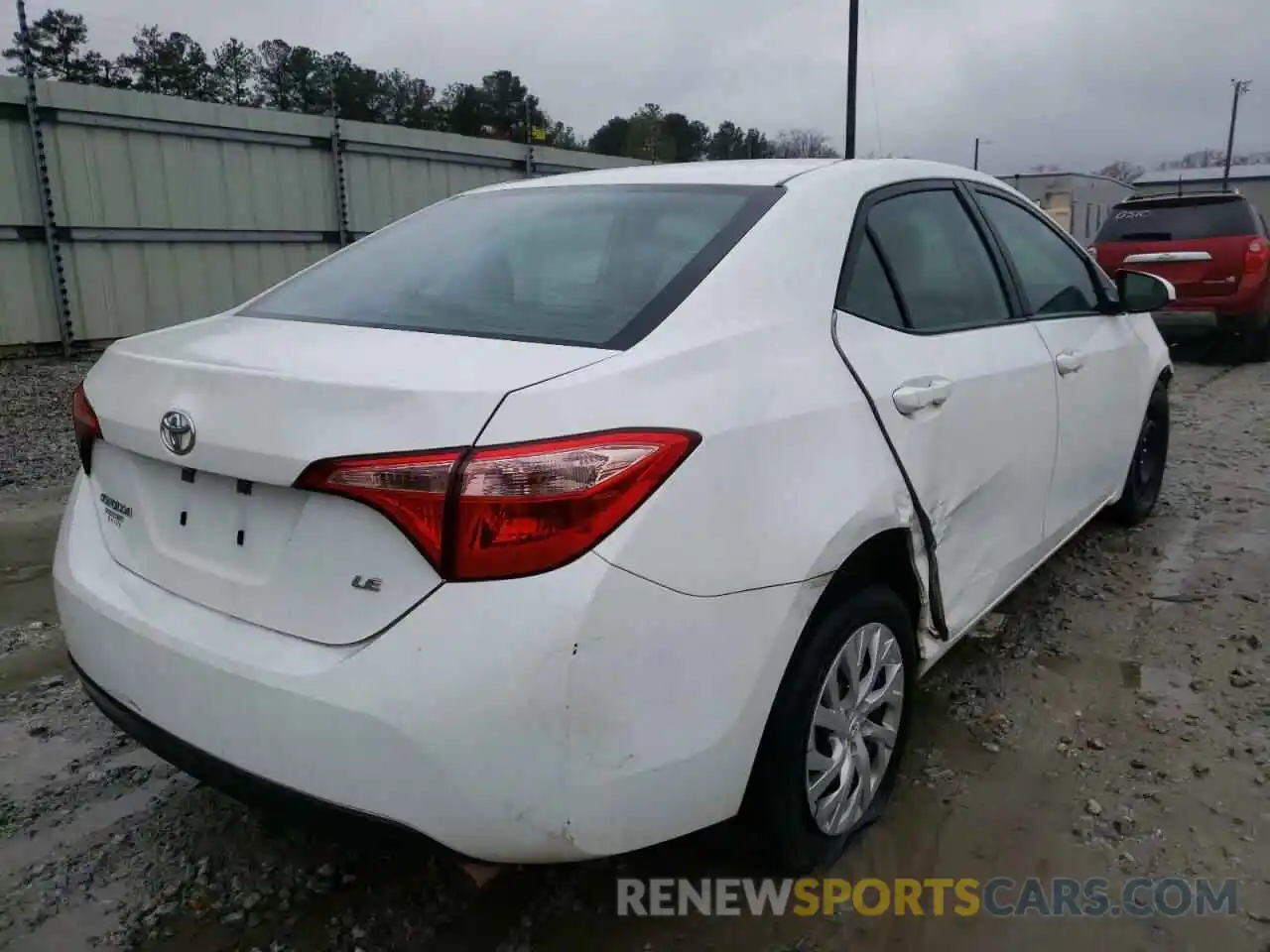 4 Photograph of a damaged car 5YFBURHE2KP945736 TOYOTA COROLLA 2019